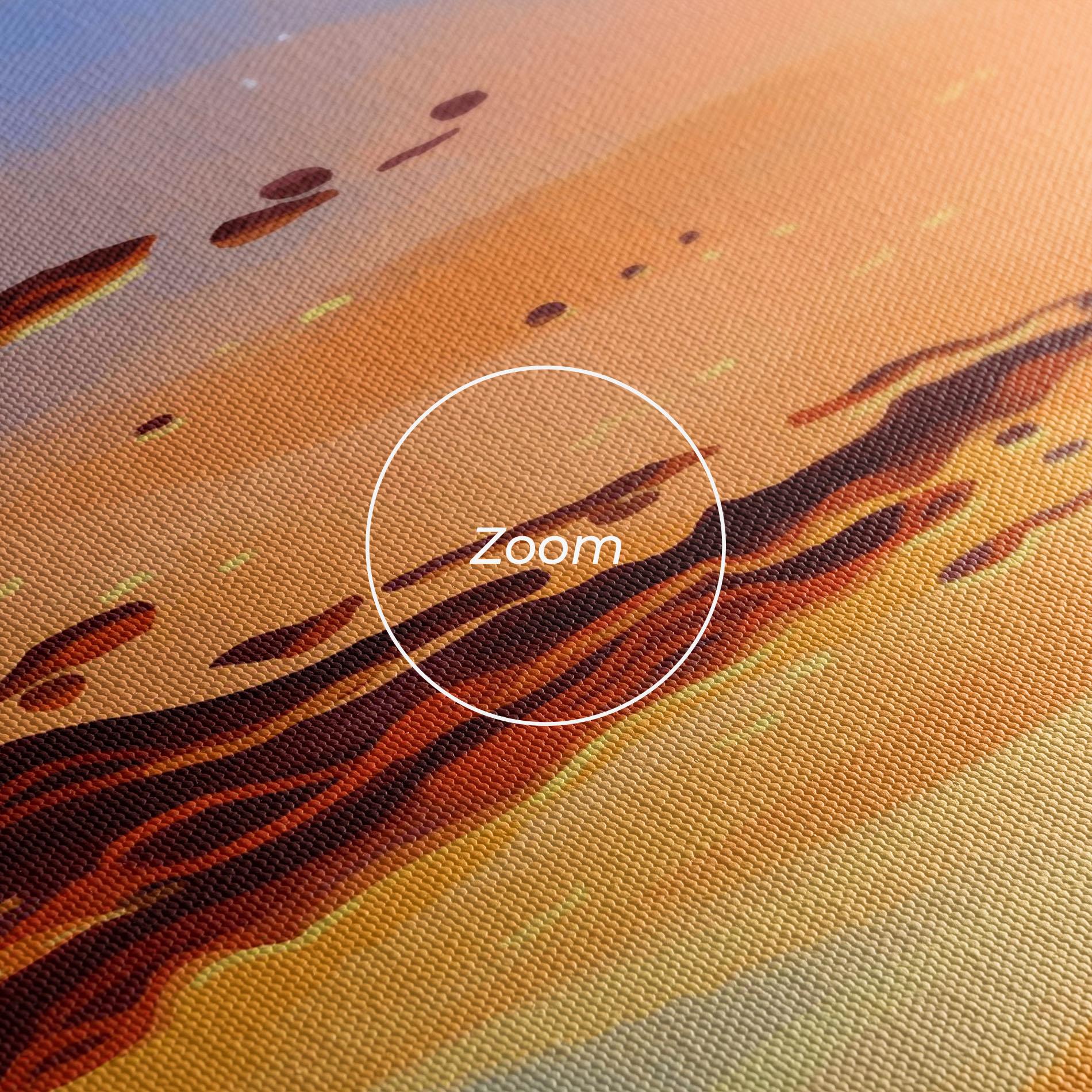 Leinwandbild Dark Cloud Sunset mockup 3