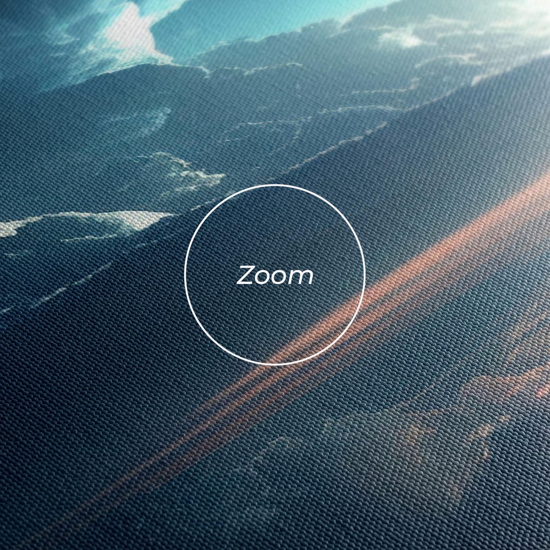 Leinwandbild Dark Clouds mockup 3