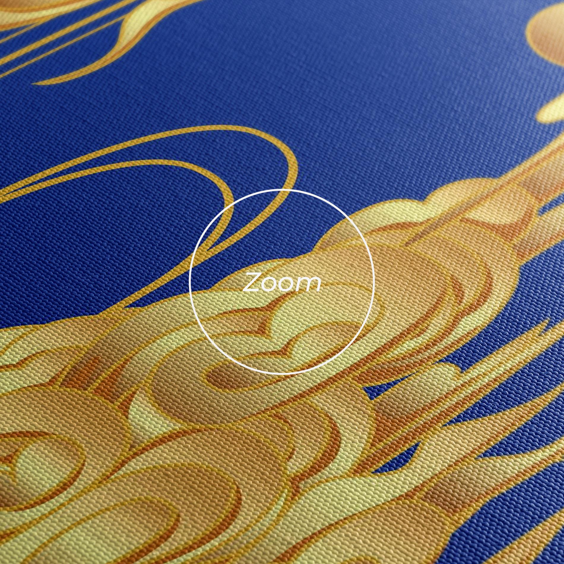 Leinwandbild Gold Clouds mockup 3