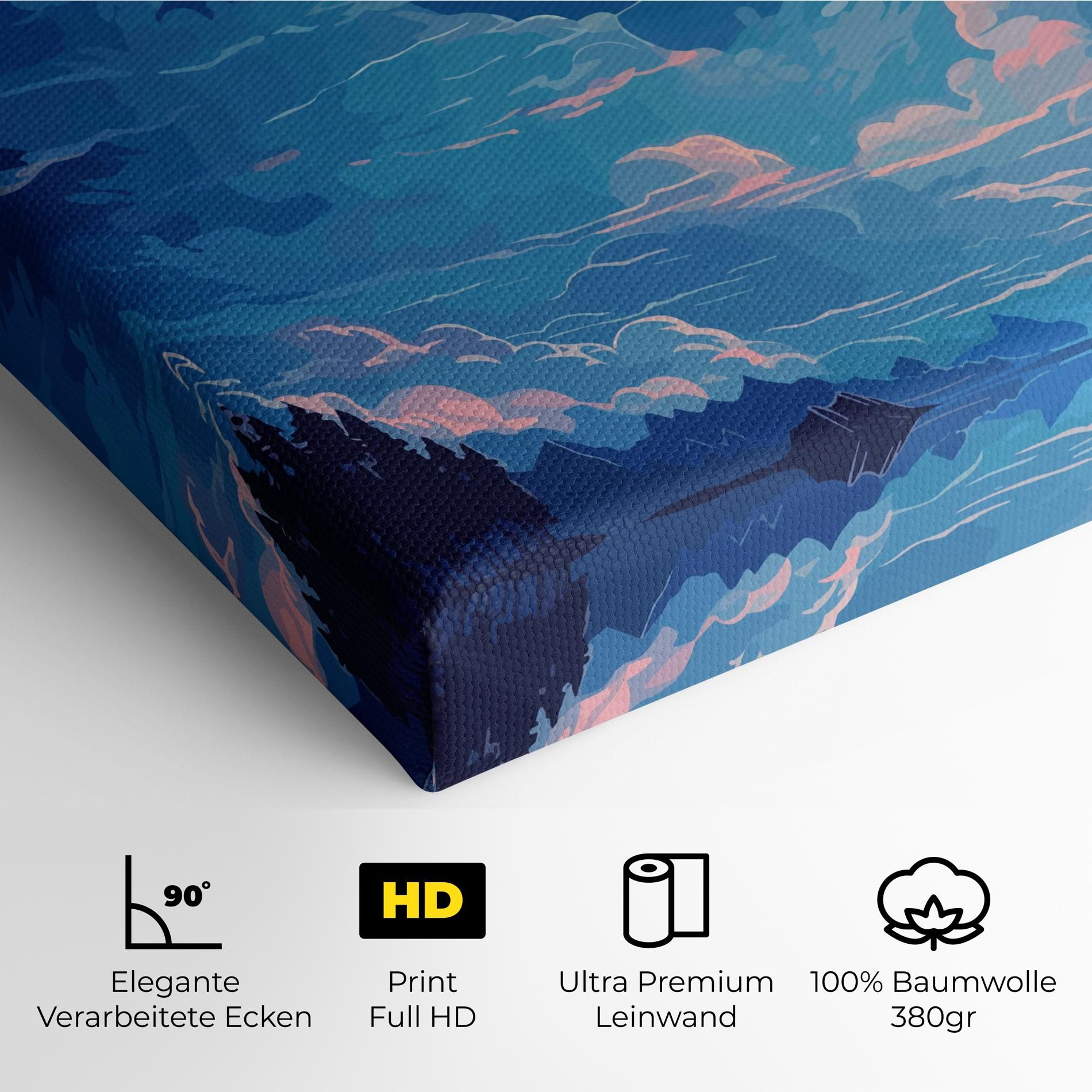 Blue Cloud Moon mockup 4