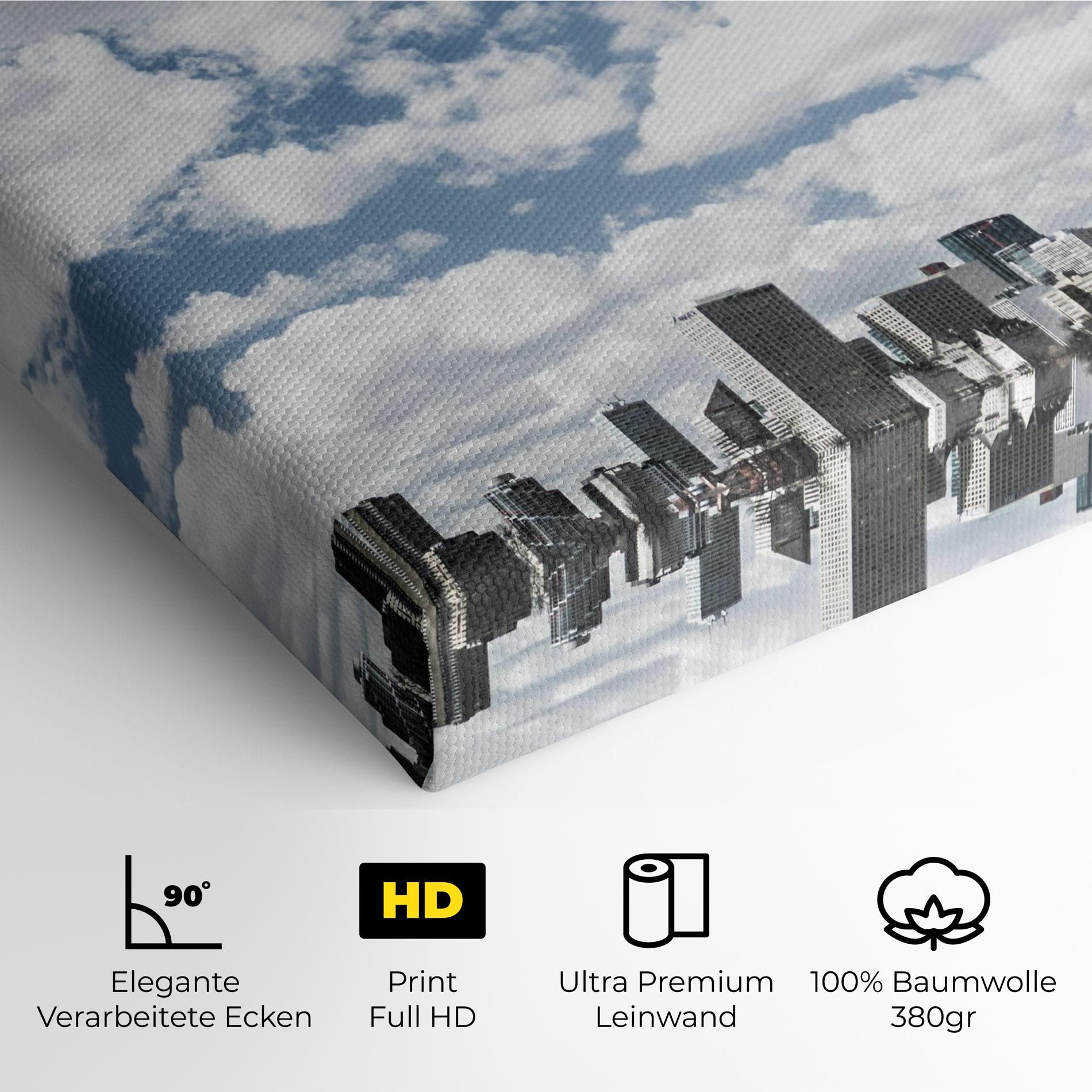 Clouds Over City mockup 4