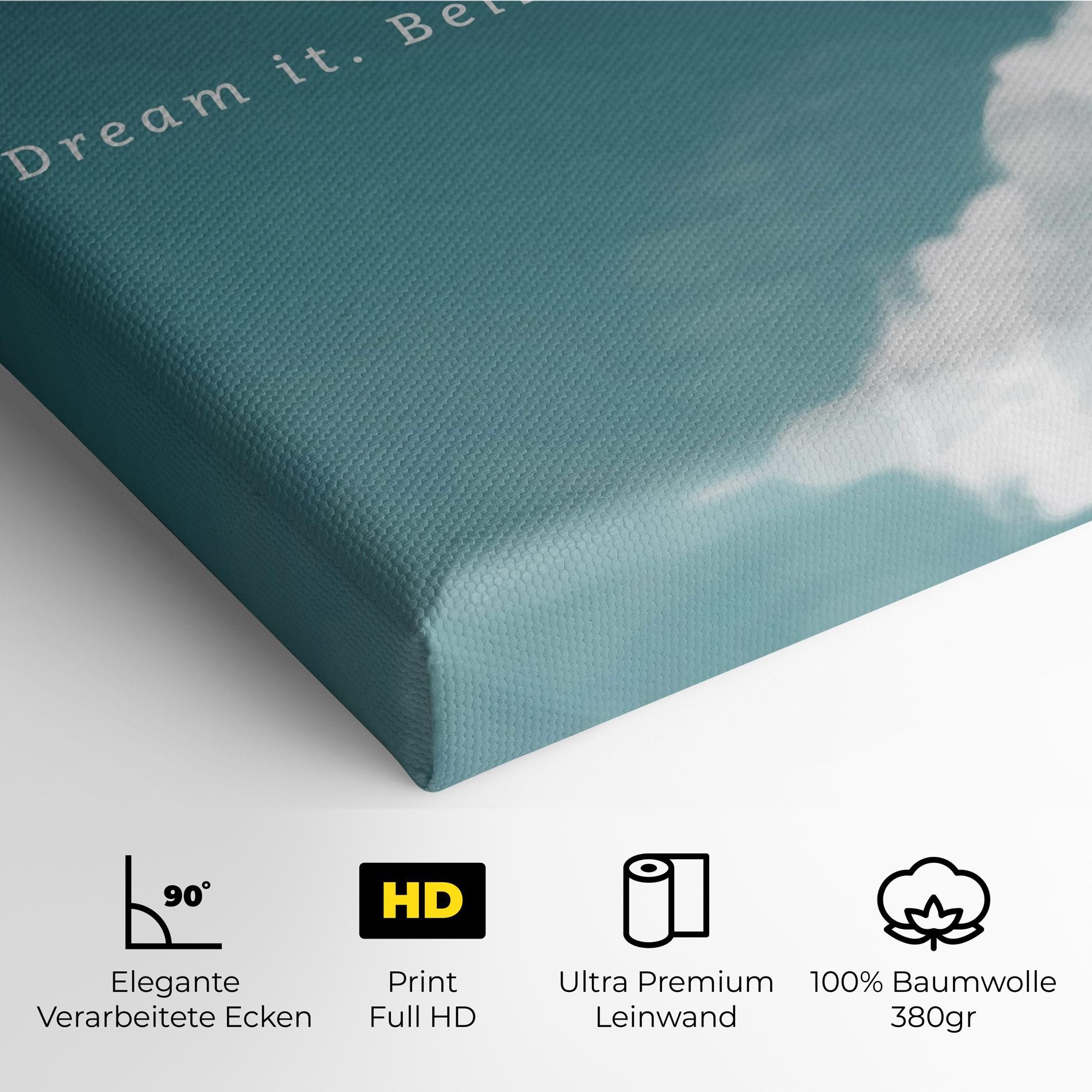 Clouds Text Green mockup 4