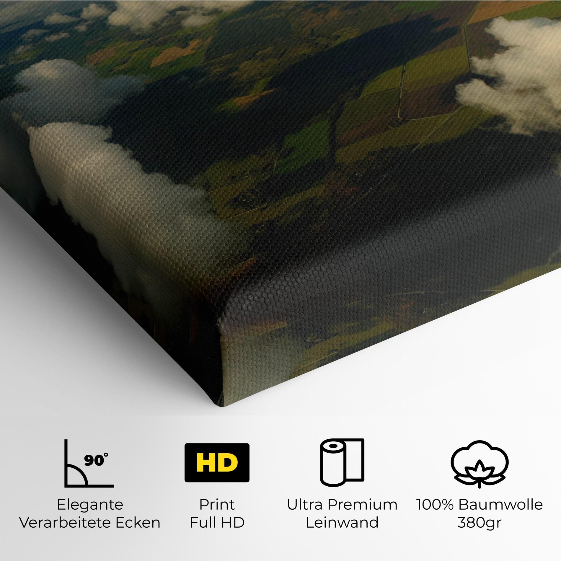 Clouds View From Plane mockup 4