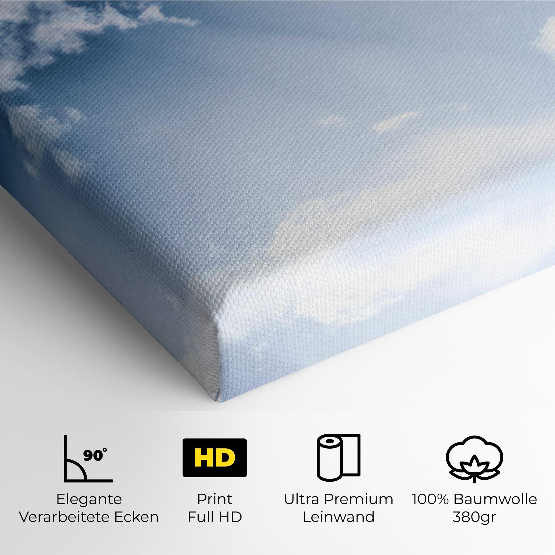 Leinwandbild Dark Blue Sky mockup 4