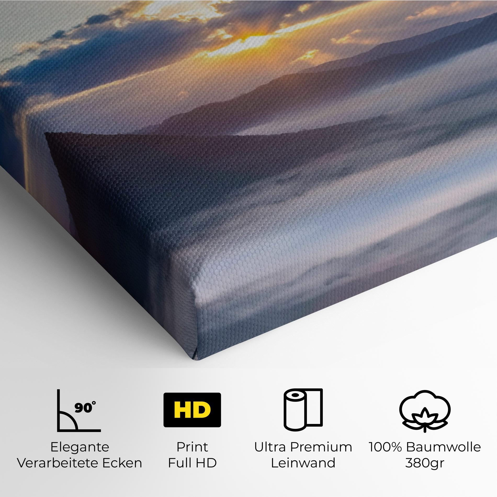 Leinwandbild Fantastic Clouds mockup 4