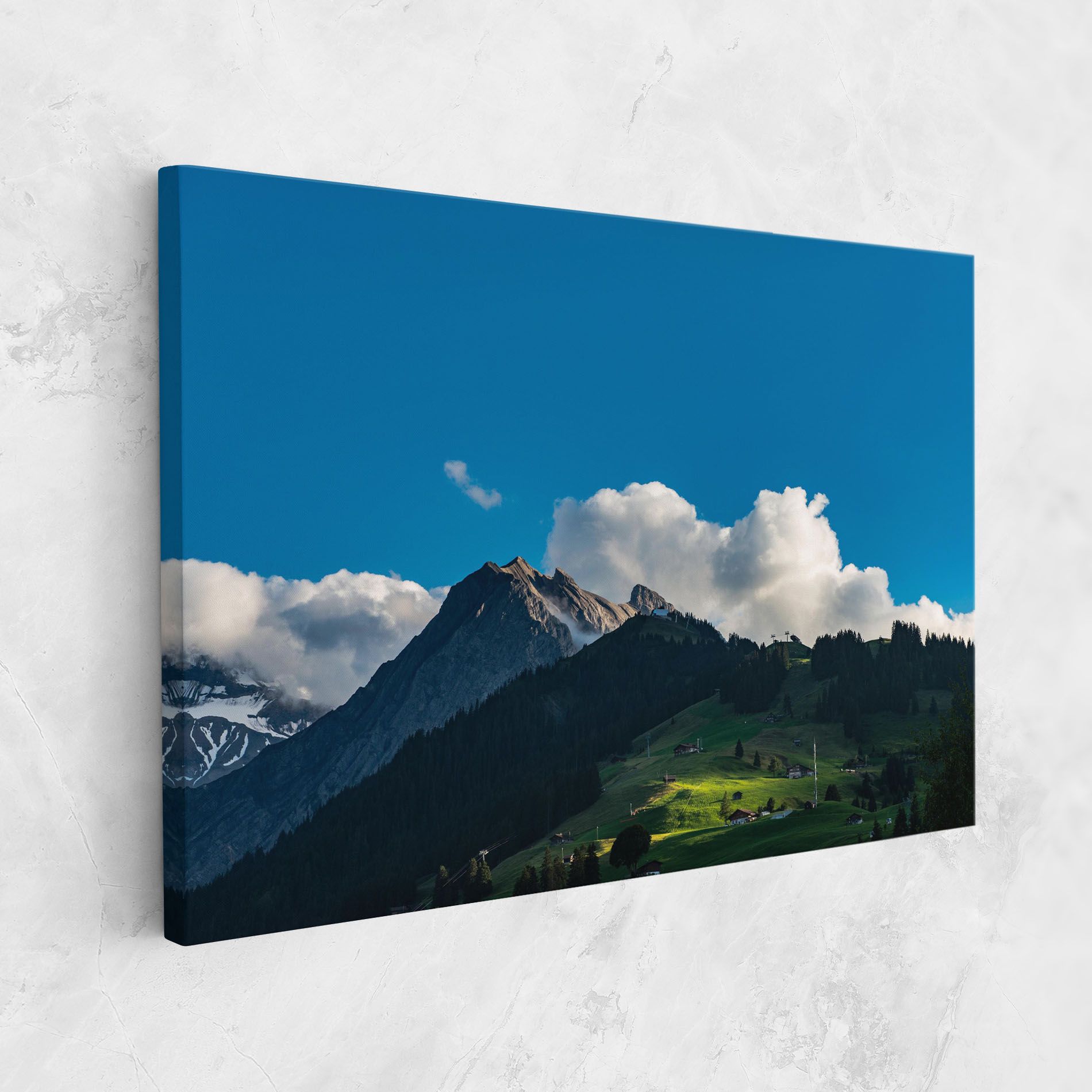 Beautiful Mountain Cloud View mockup 1