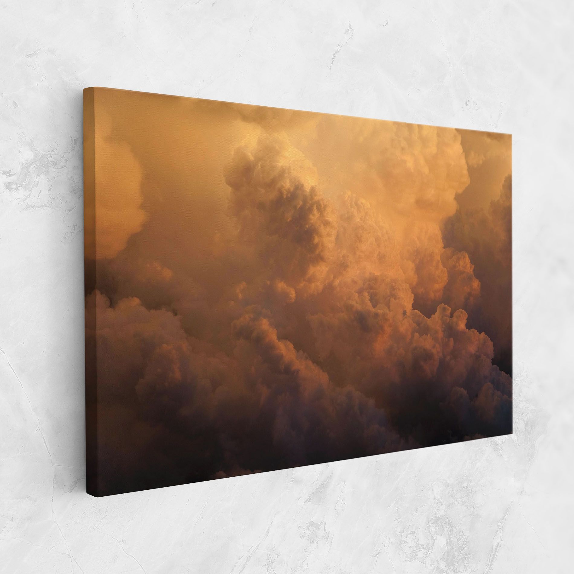 Brown Orange Clouds mockup 1
