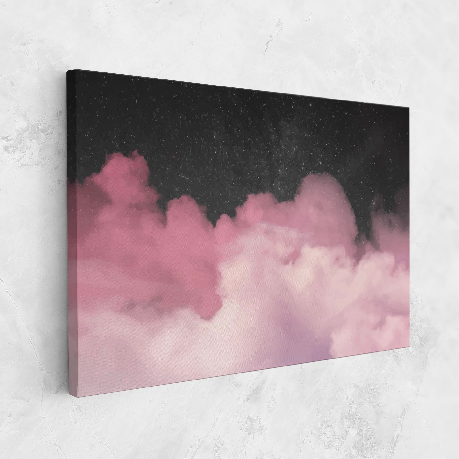 Clouds Watercolor Purple mockup 1