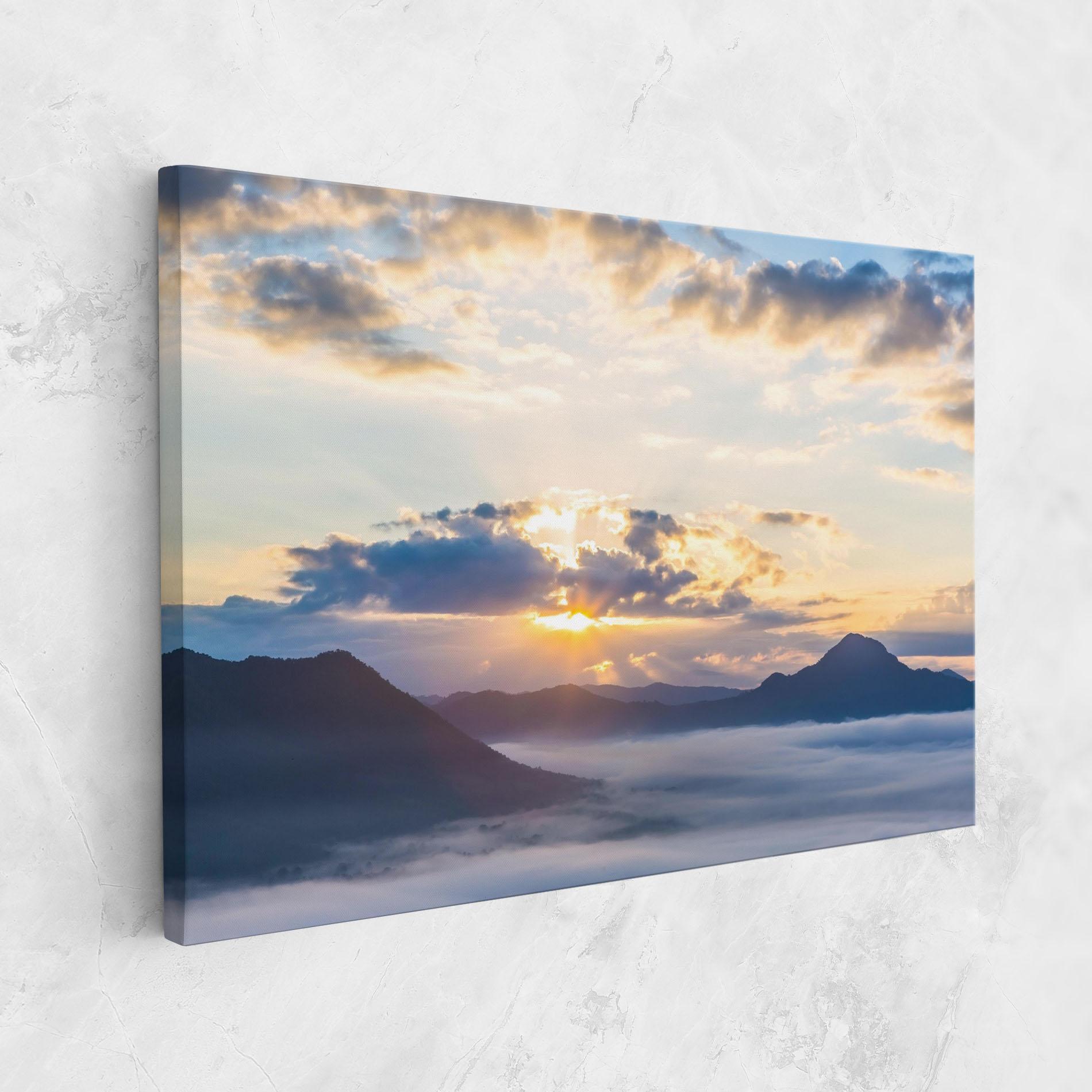 Leinwandbild Fantastic Clouds mockup 1
