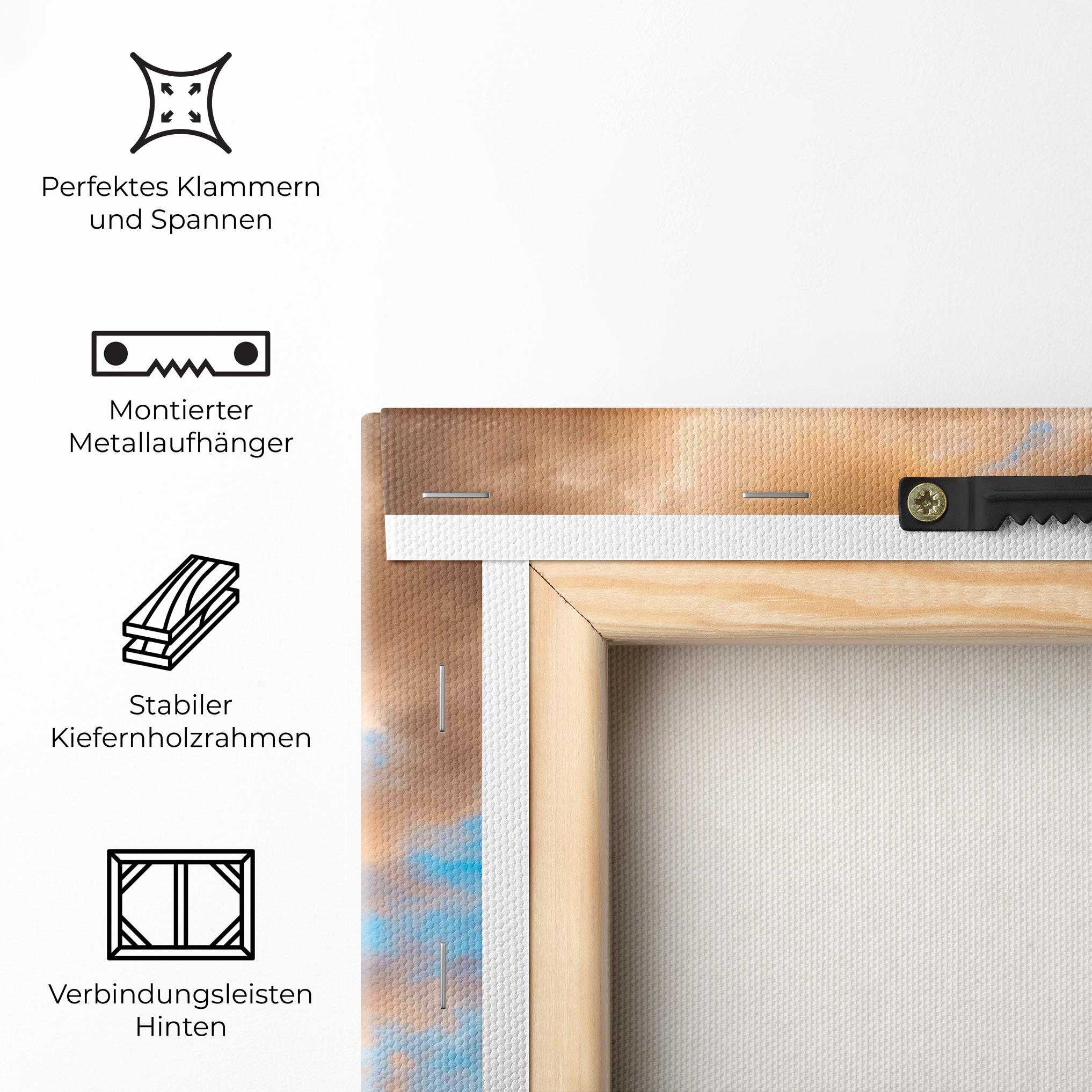 Leinwandbild Clouds Blue Sky mockup 5