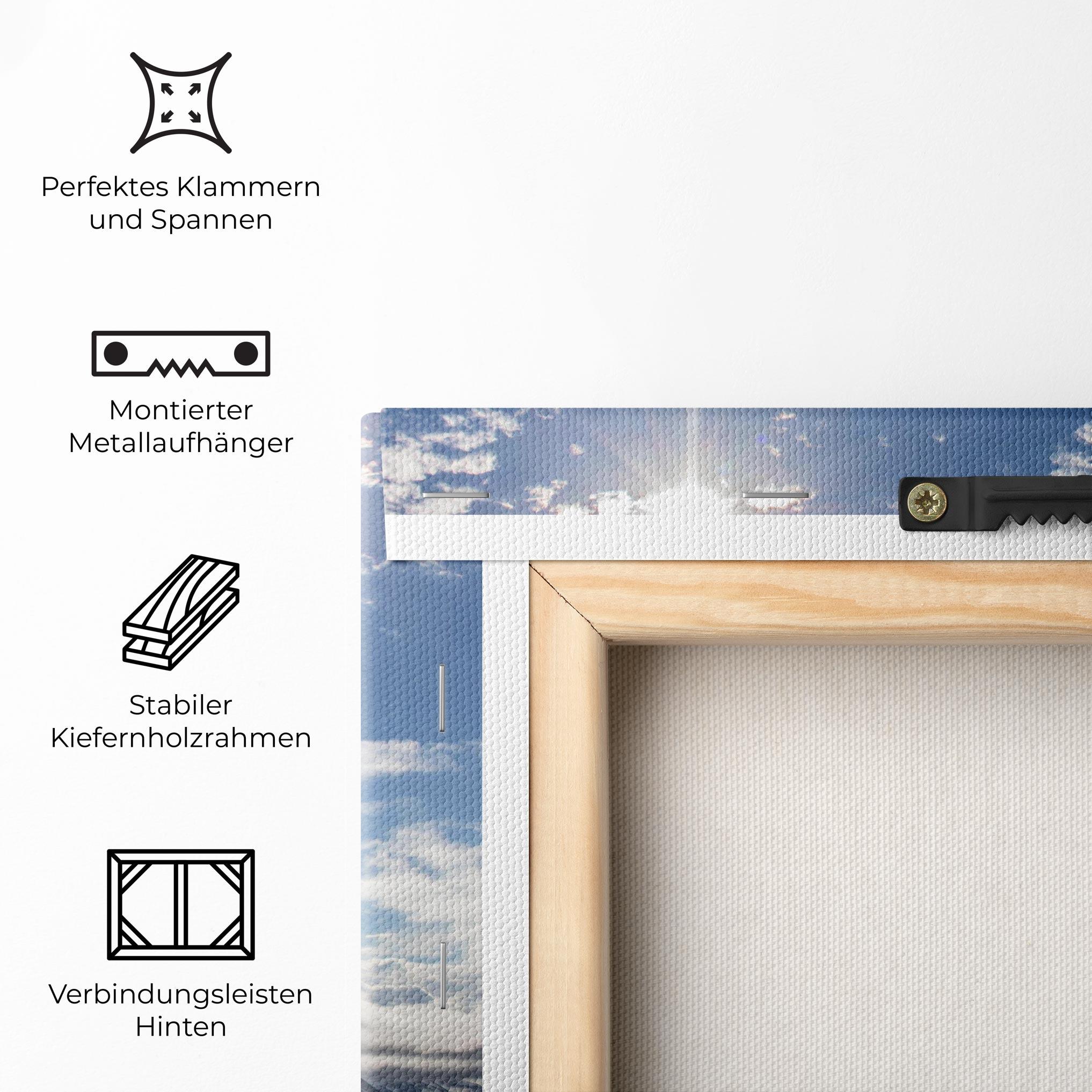 Leinwandbild Clouds Over Ice mockup 5