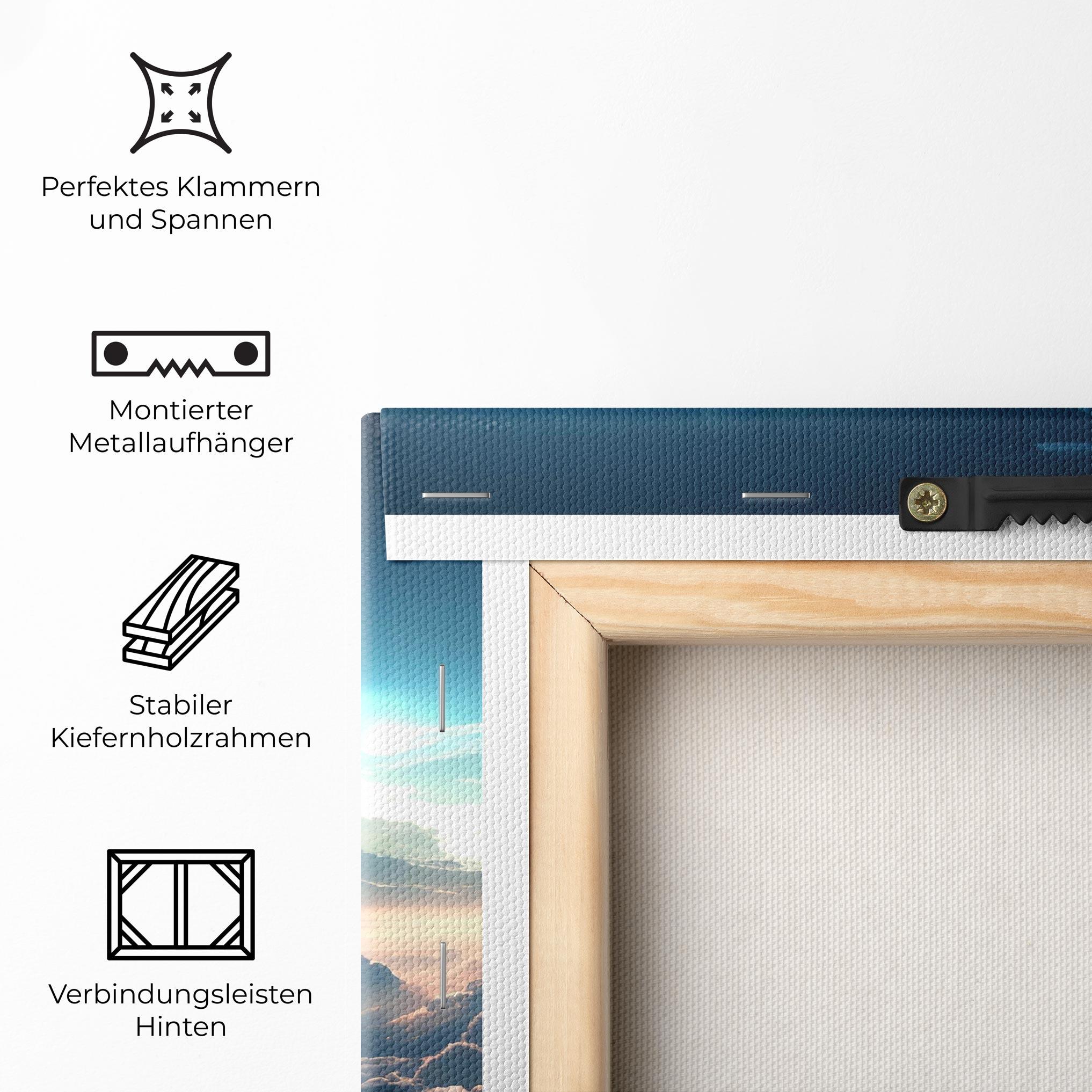 Leinwandbild Dark Clouds mockup 5