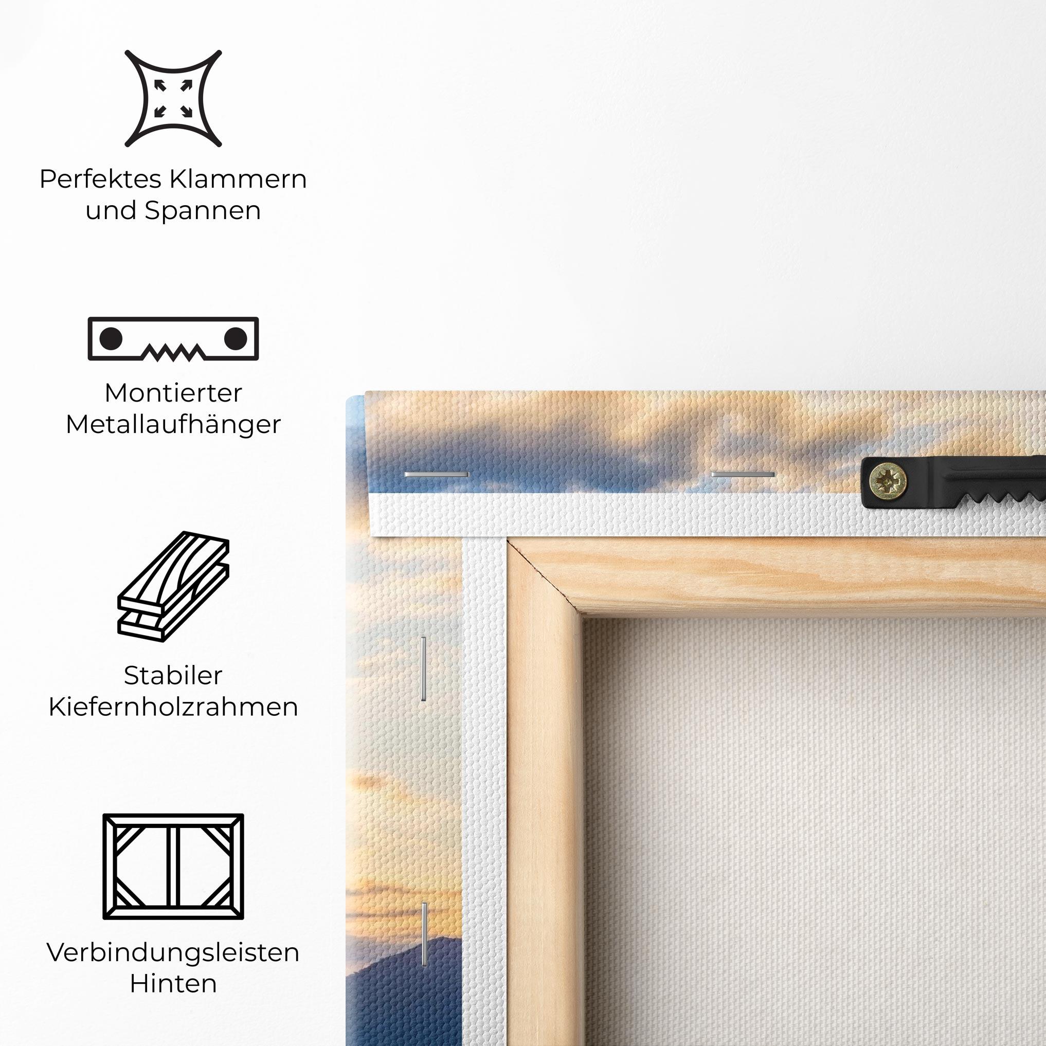 Leinwandbild Fantastic Clouds mockup 5