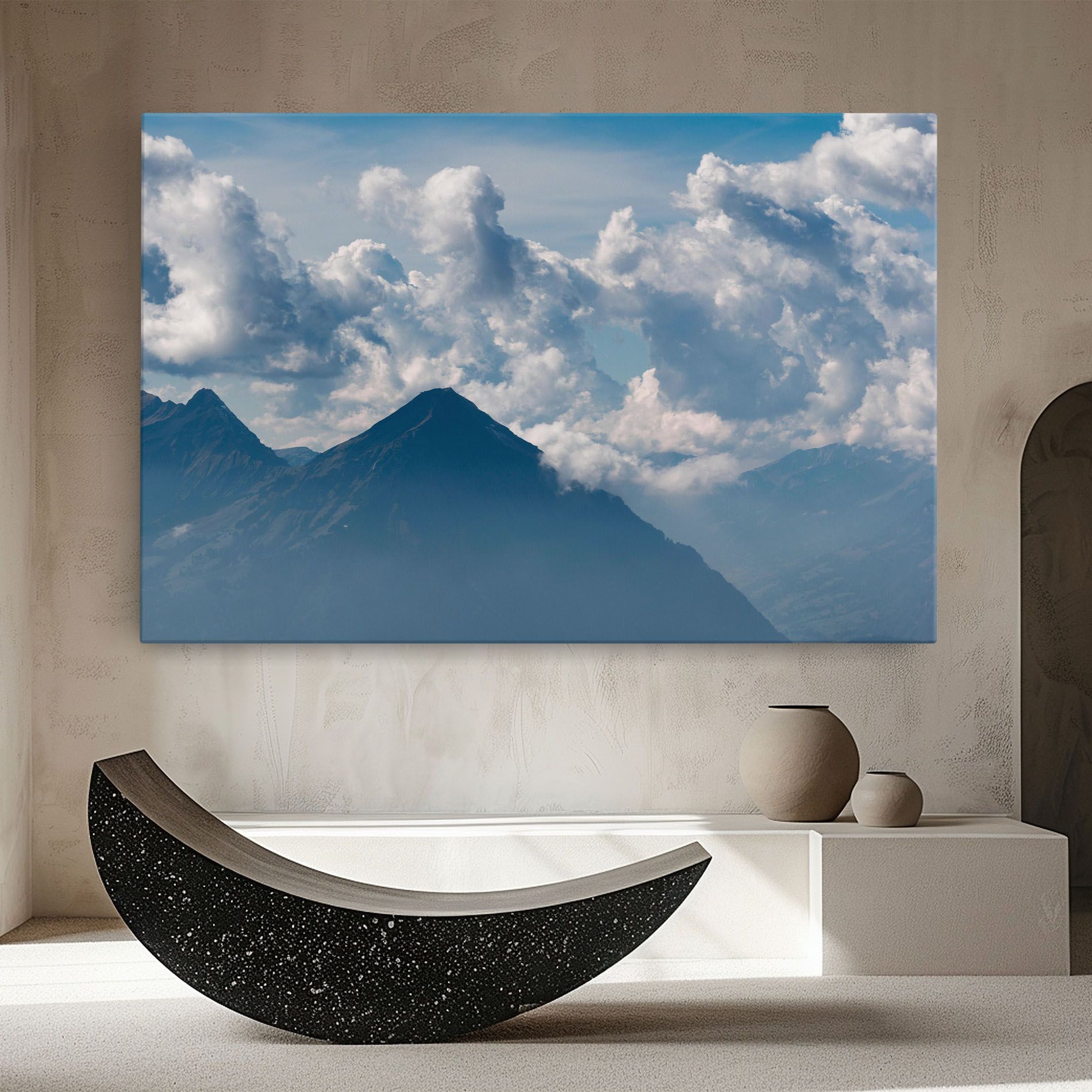 Cloudy View Mountain mockup 8