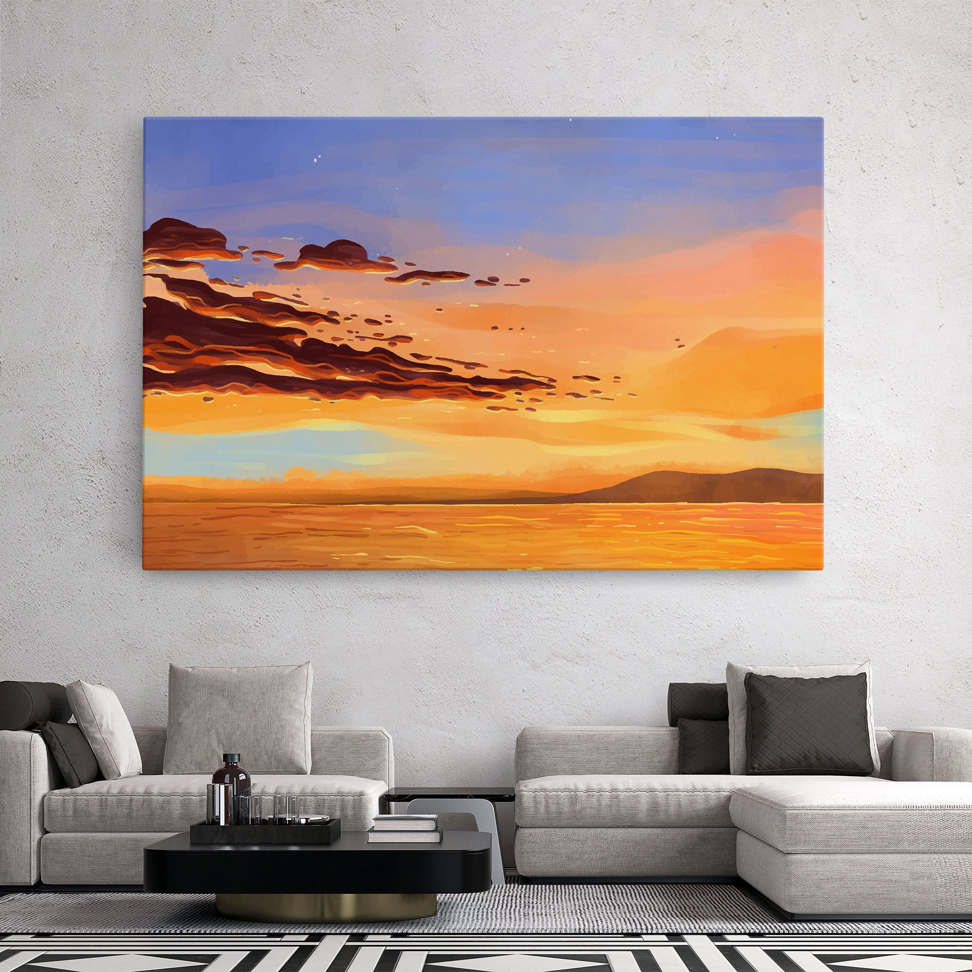 Dark Cloud Sunset mockup 2