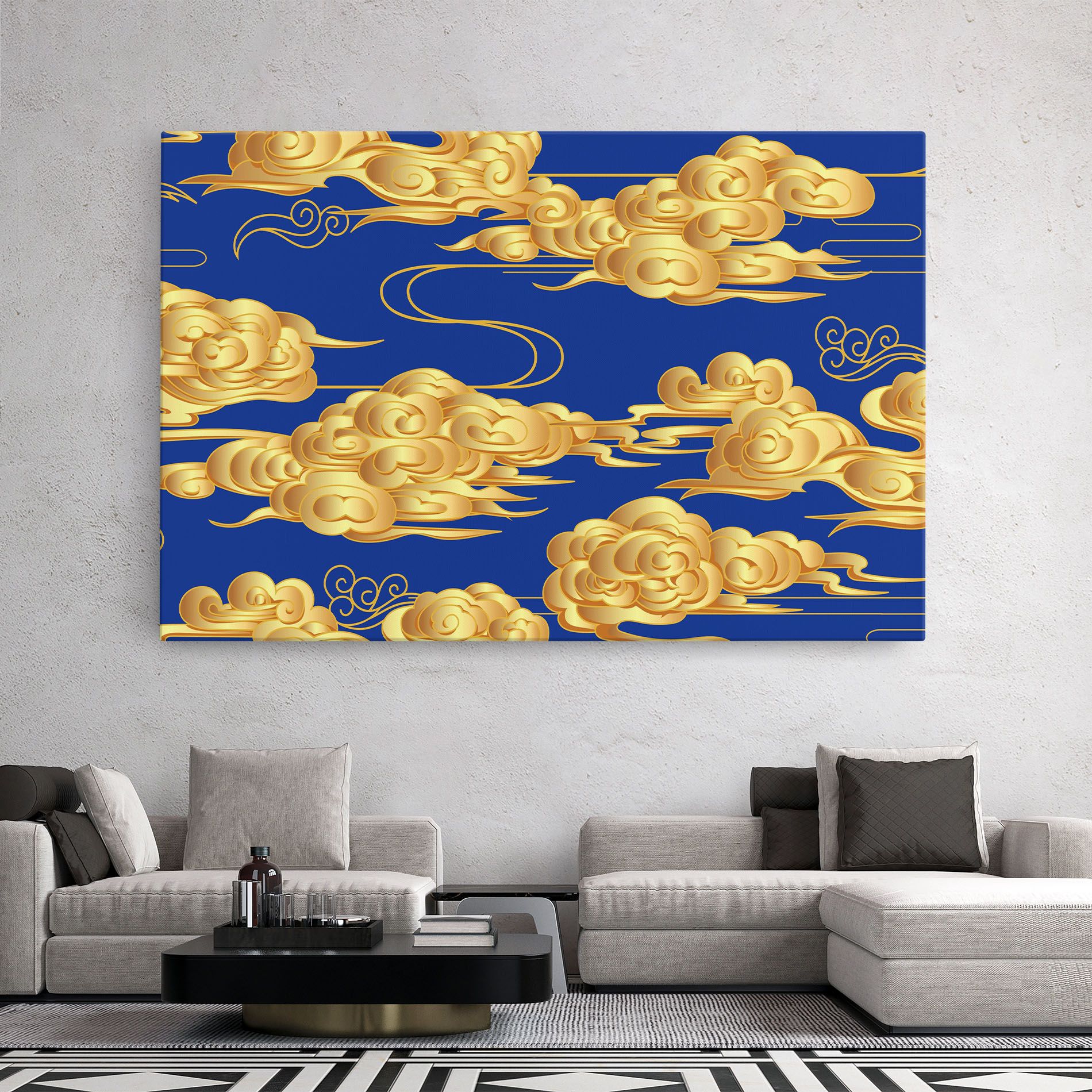 Gold Clouds mockup 2