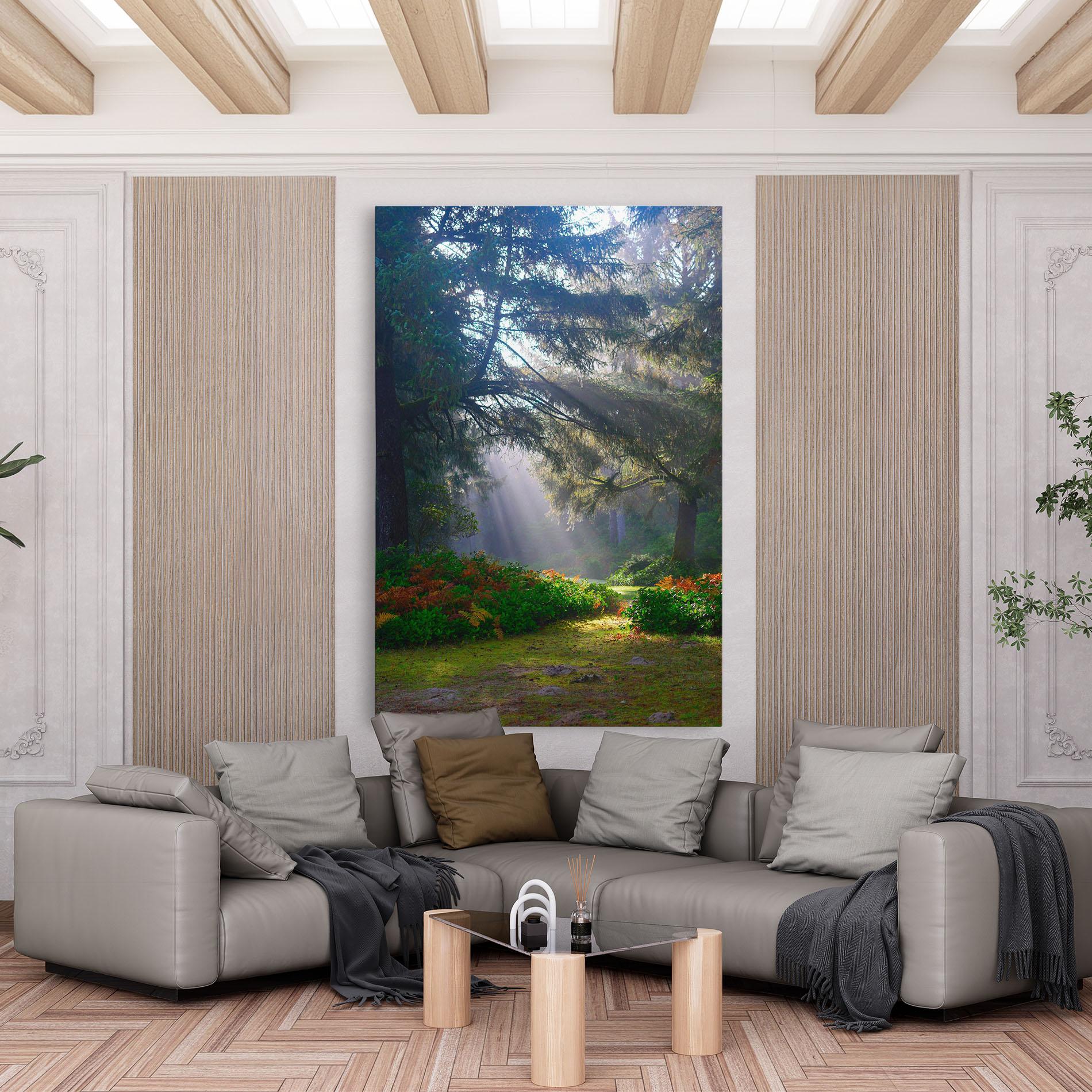 Leinwandbild Forest Light mockup 6