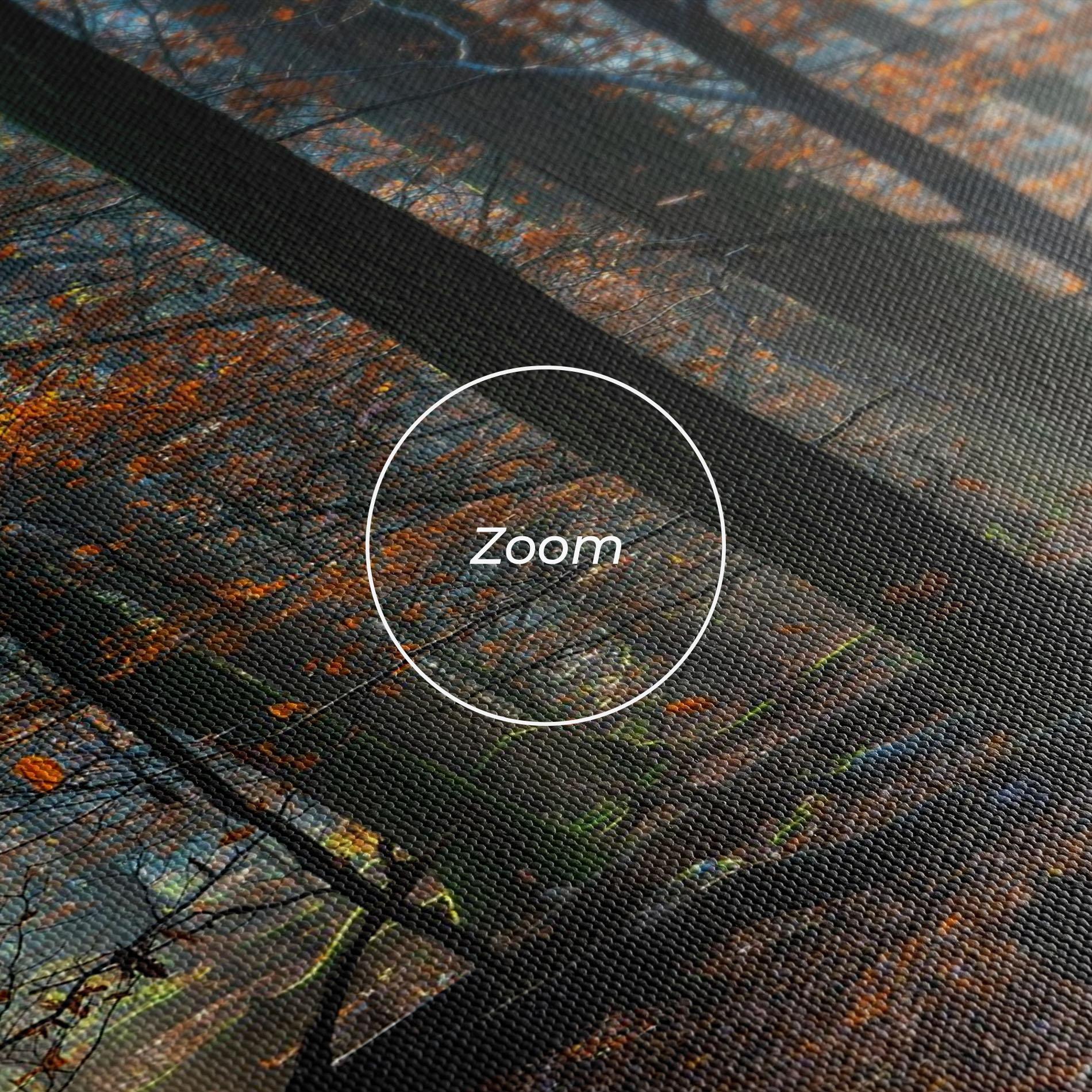 Leinwandbild Forest Autumn Day mockup 3