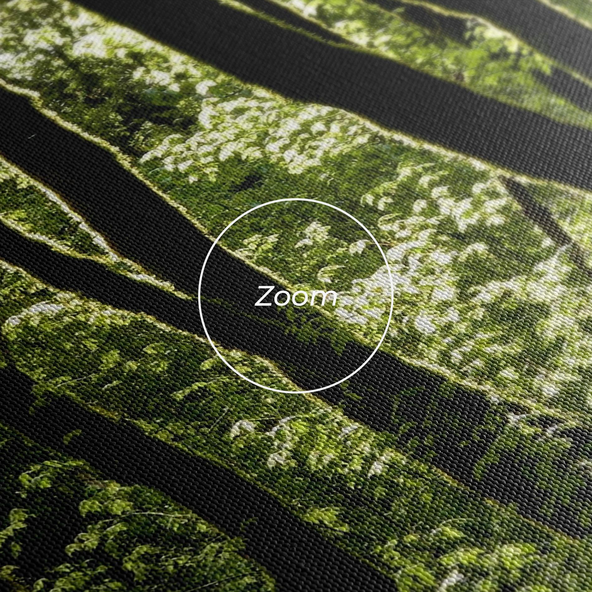 Leinwandbild Forest Black Trees mockup 3