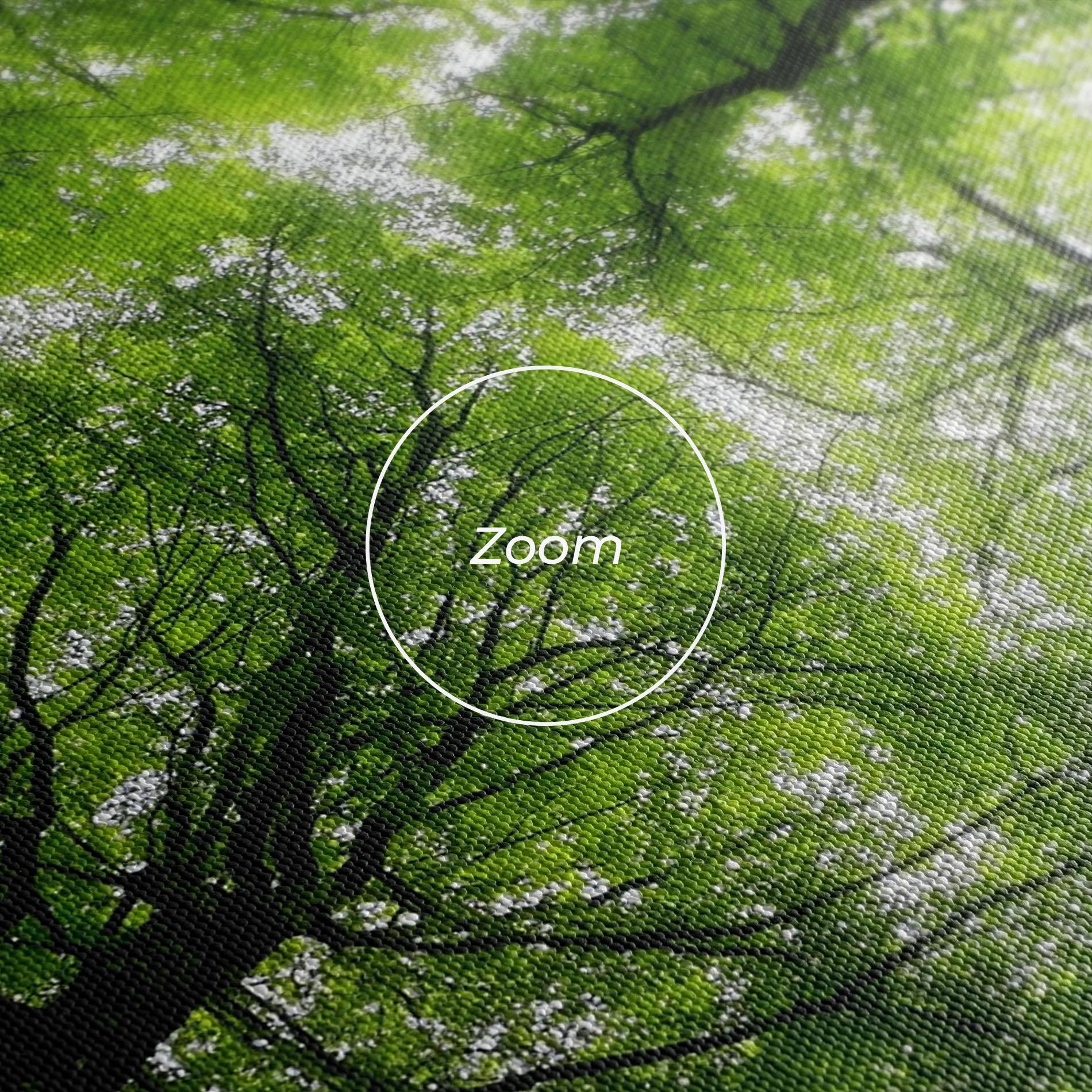 Leinwandbild Forest Green Tree mockup 3