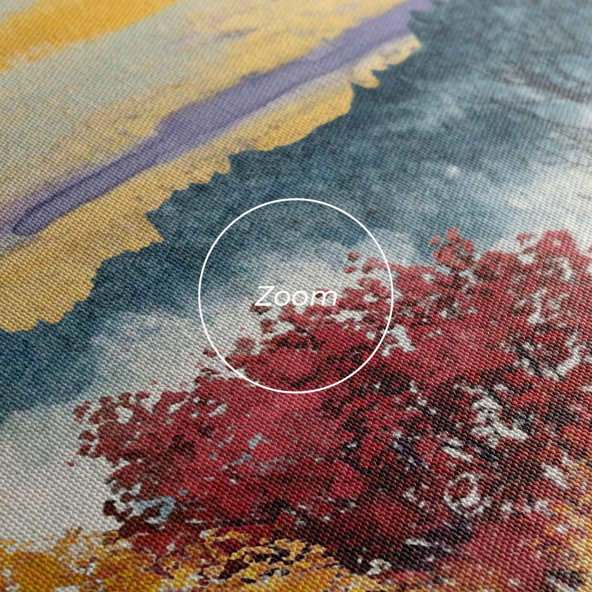 Leinwandbild Mix Color Trees mockup 3