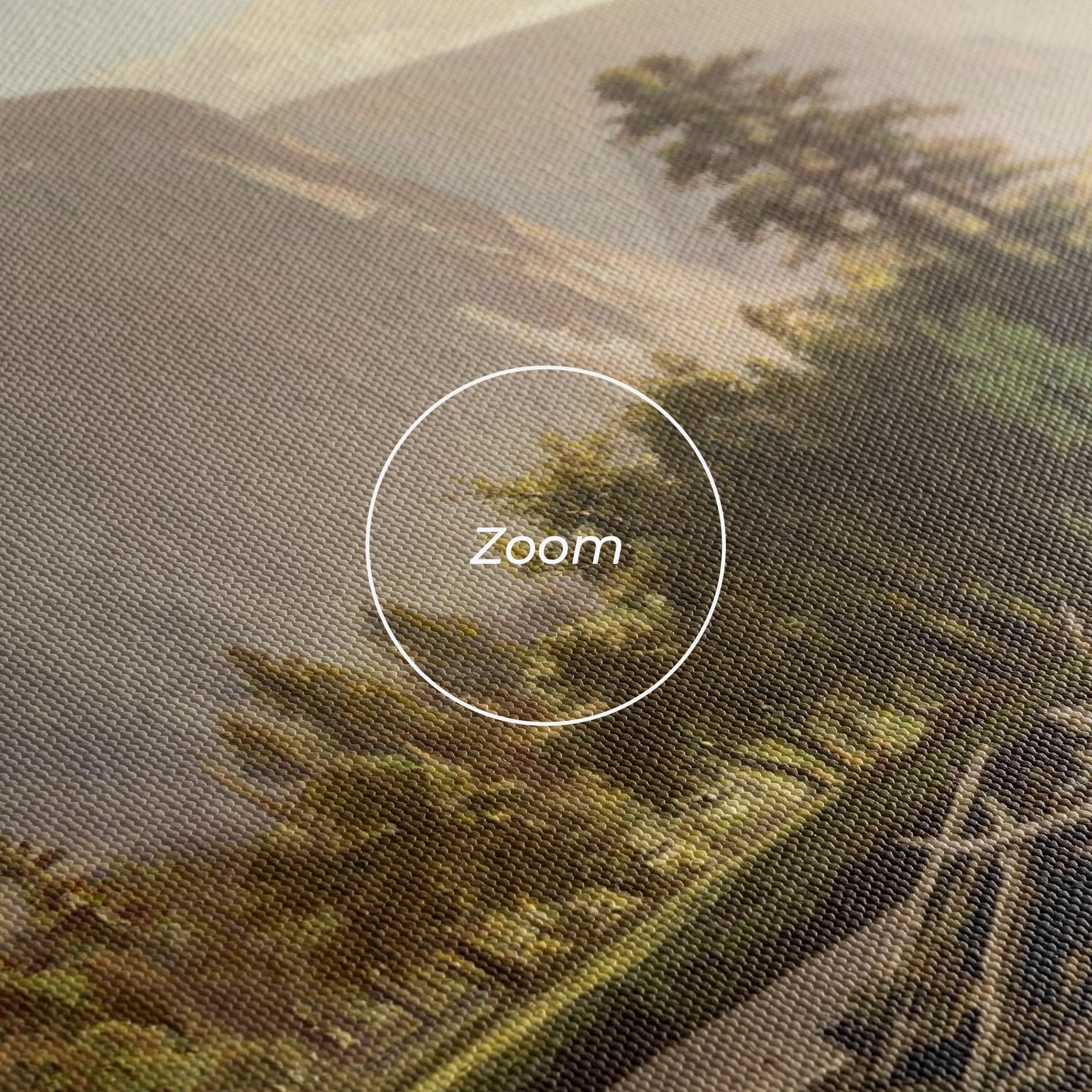 Leinwandbild Small Lake Forest mockup 3
