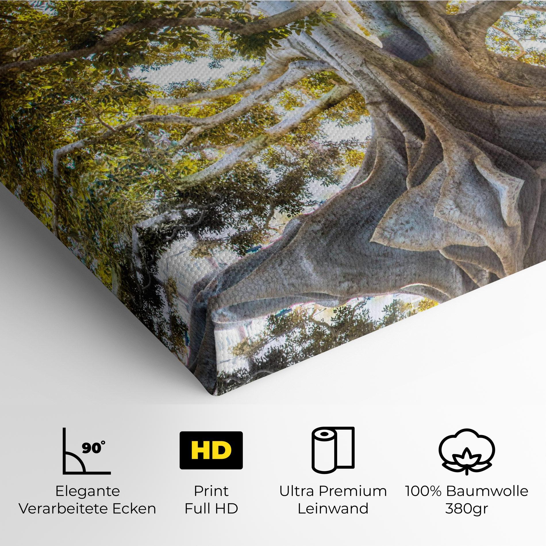 Leinwandbild Big Old Tree mockup 4