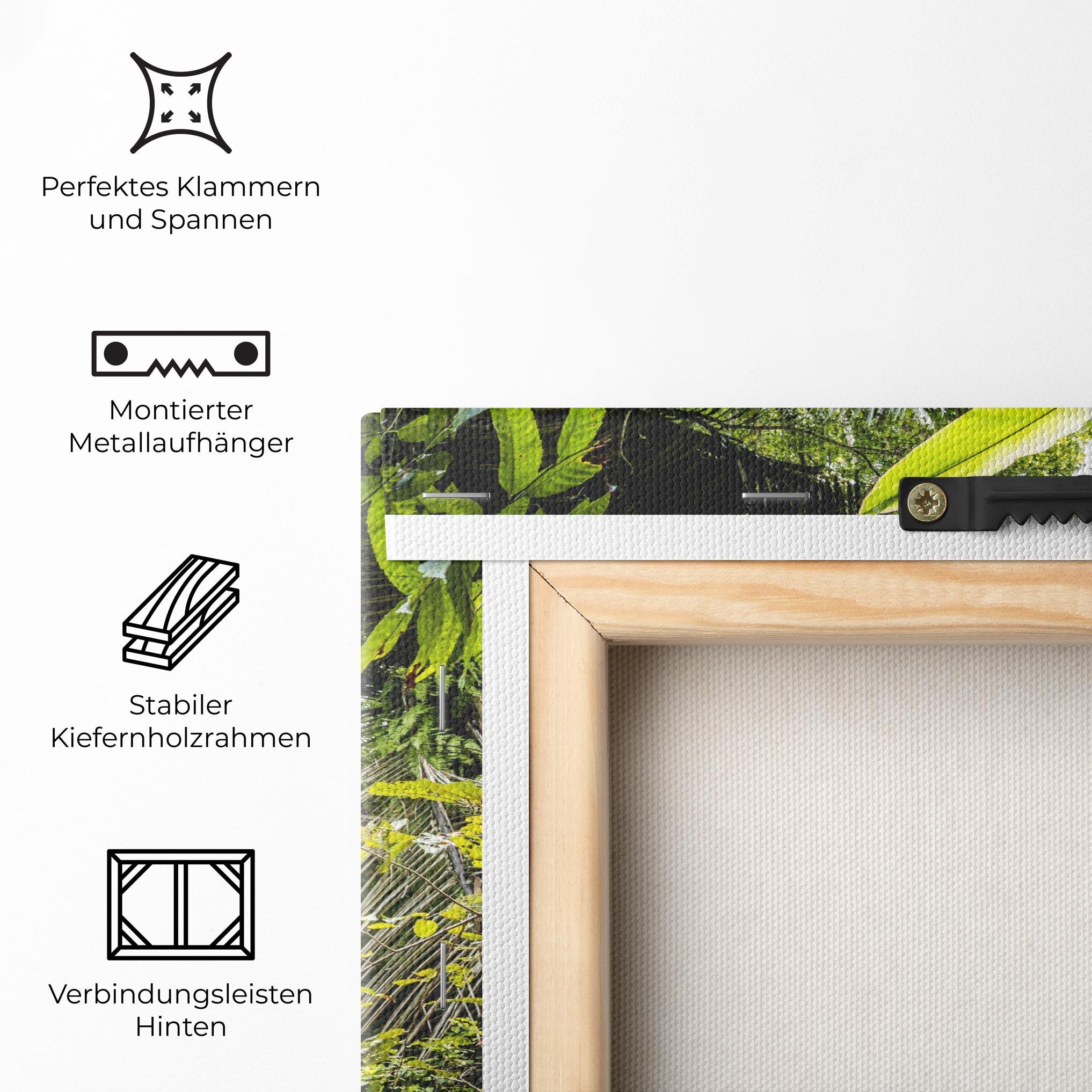 Leinwandbild Big Leaf Forest mockup 5