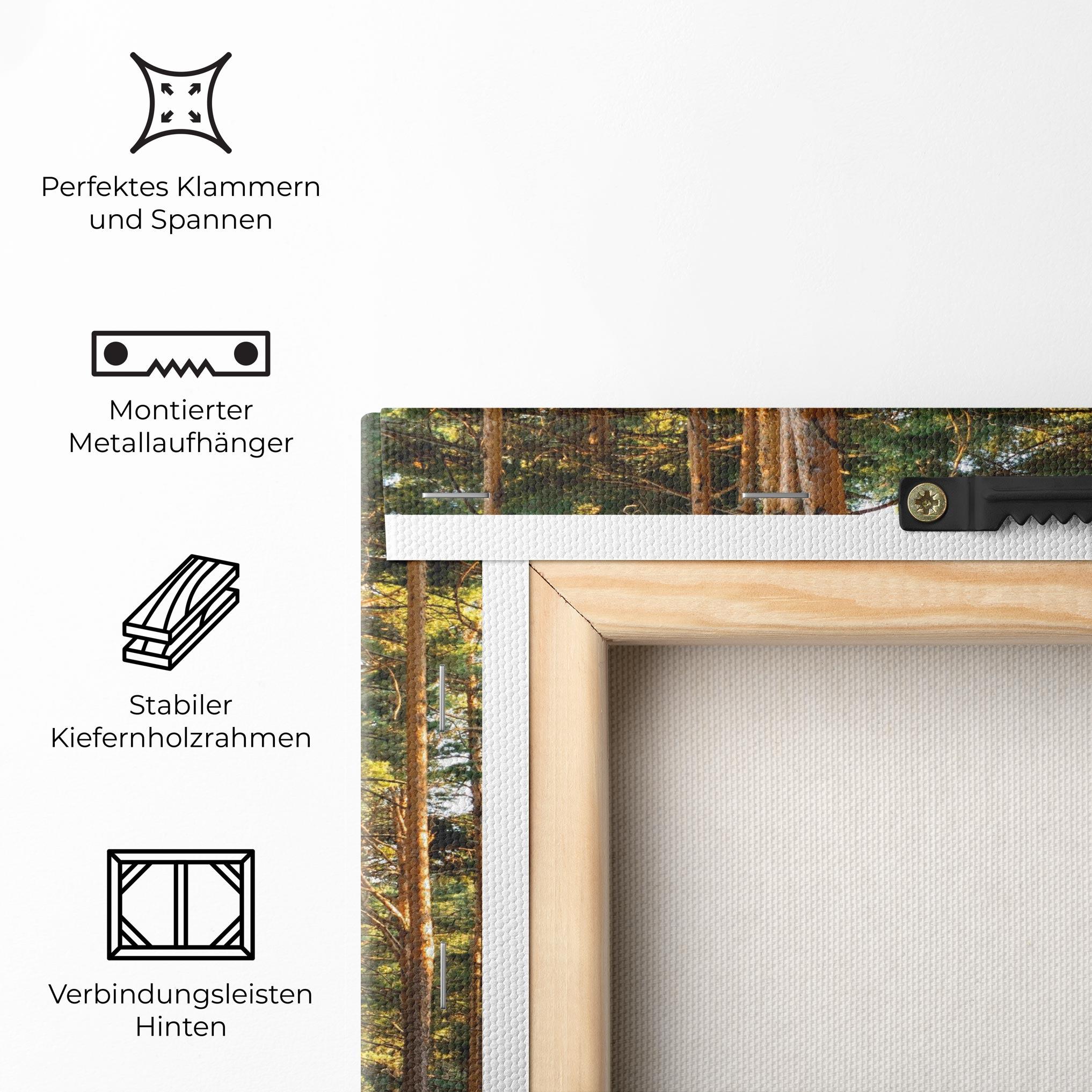 Leinwandbild Big Trees Forest mockup 5