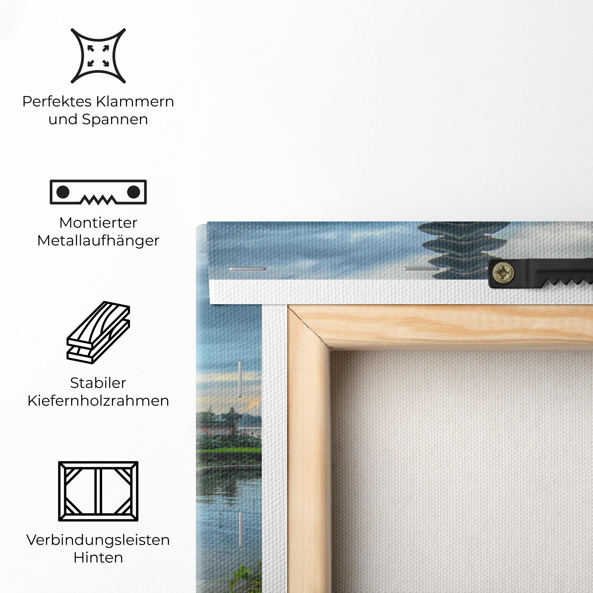 Leinwandbild Chinese Landscape mockup 5