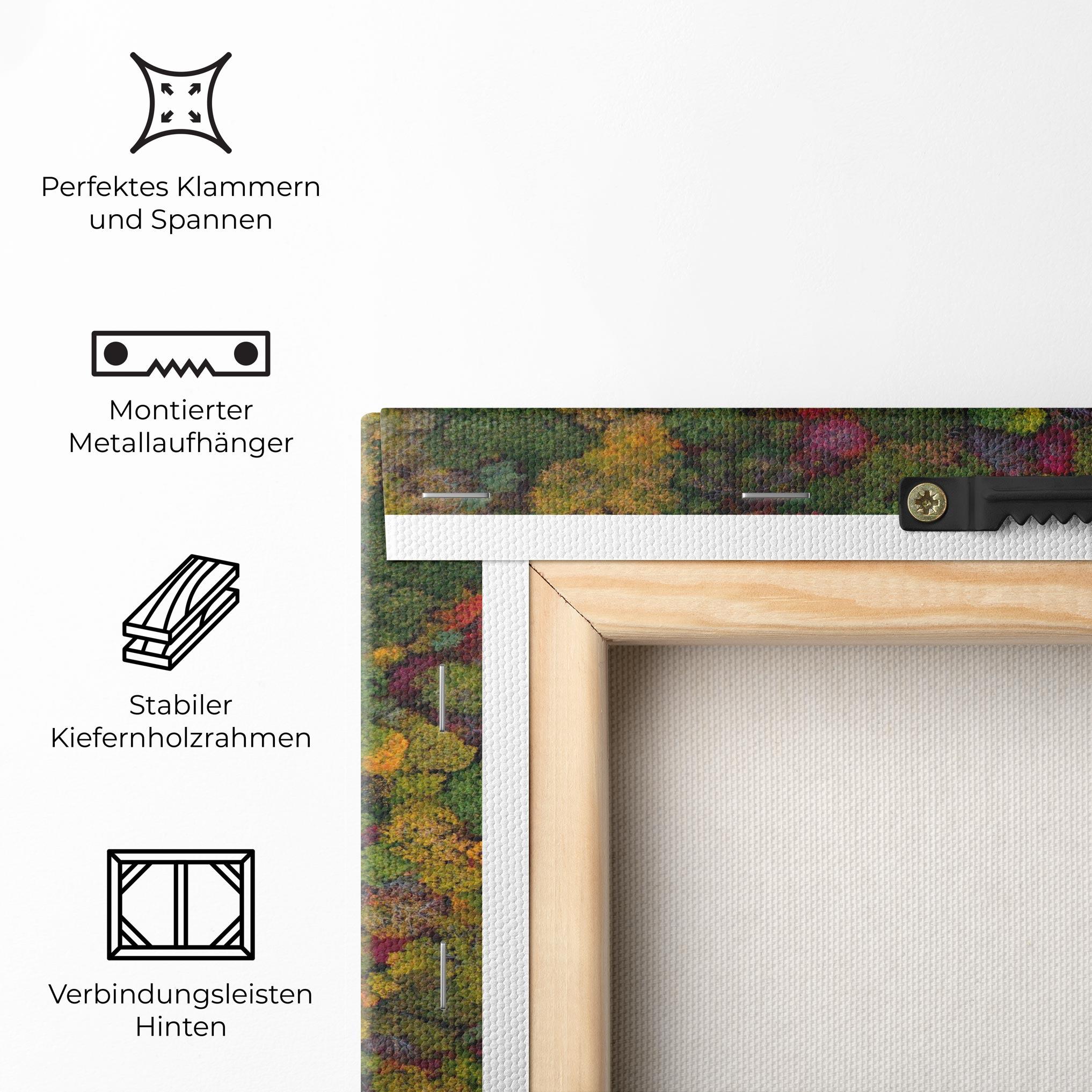 Leinwandbild Color Mix Forest mockup 5