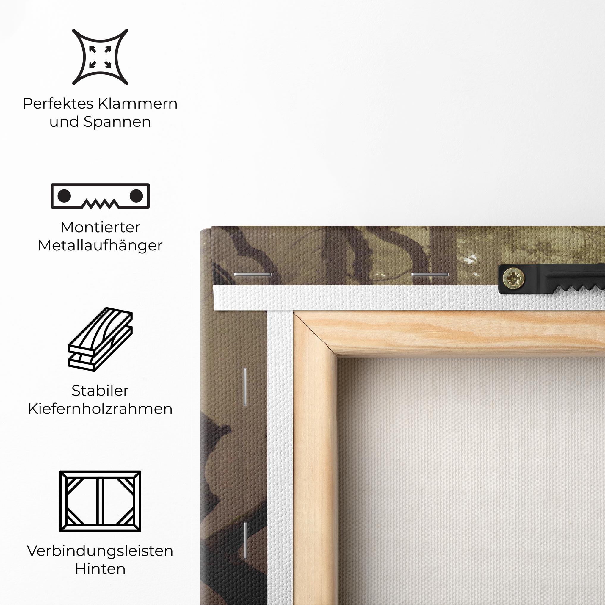 Leinwandbild Foggy Tree Art mockup 5