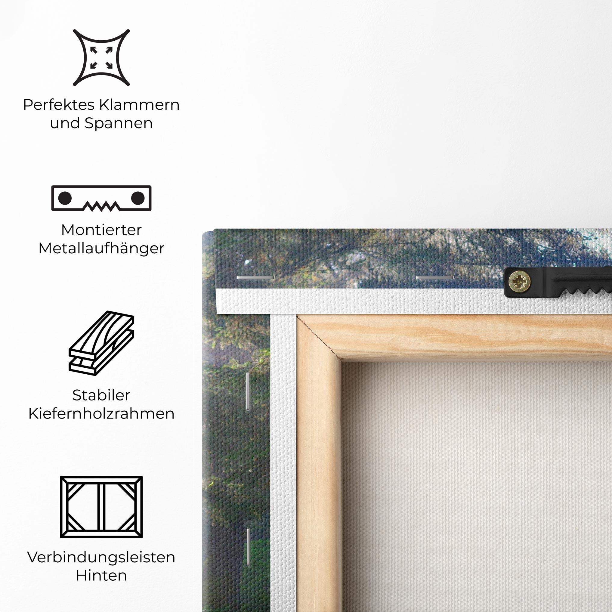 Leinwandbild Forest Light mockup 5