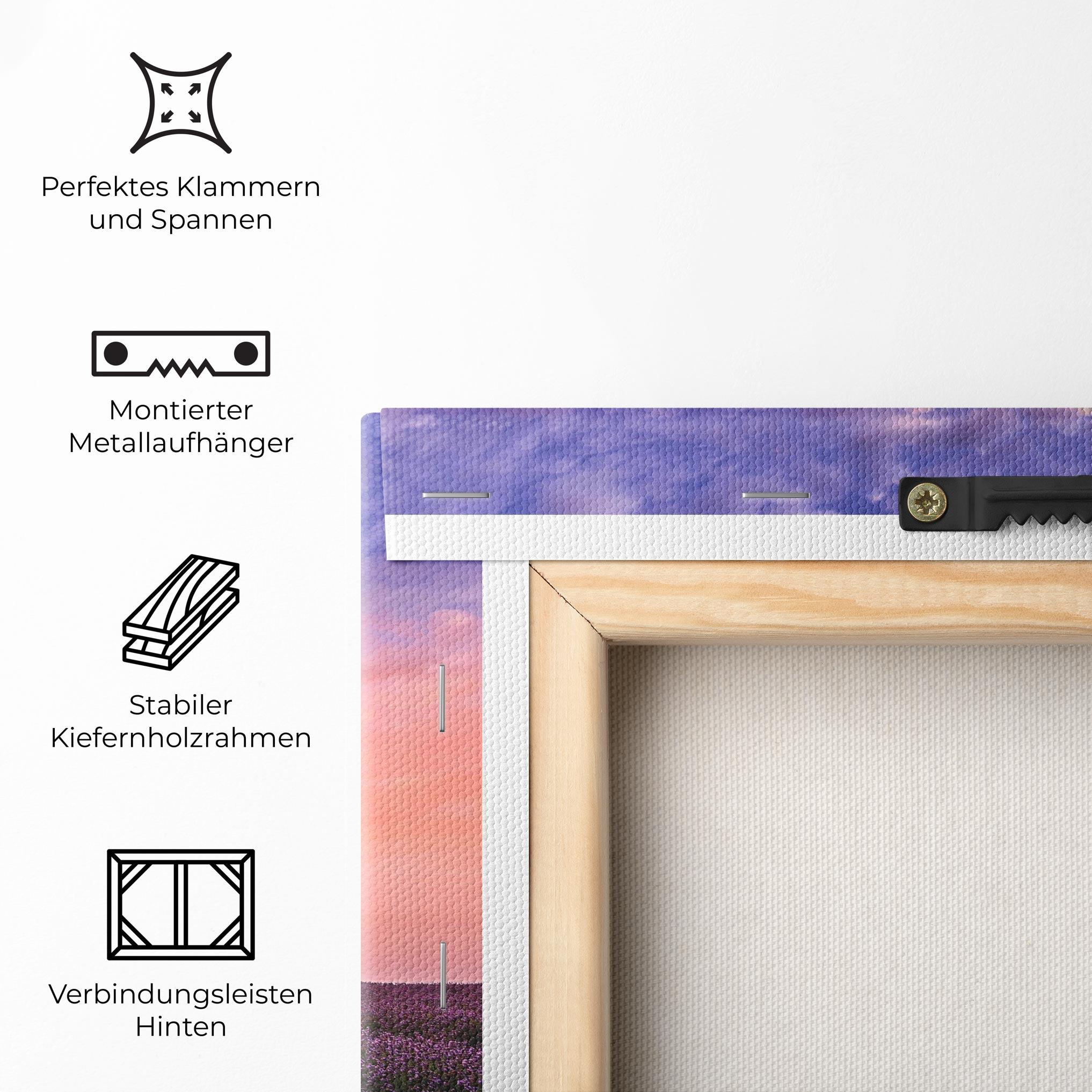 Leinwandbild Lavender Field mockup 5