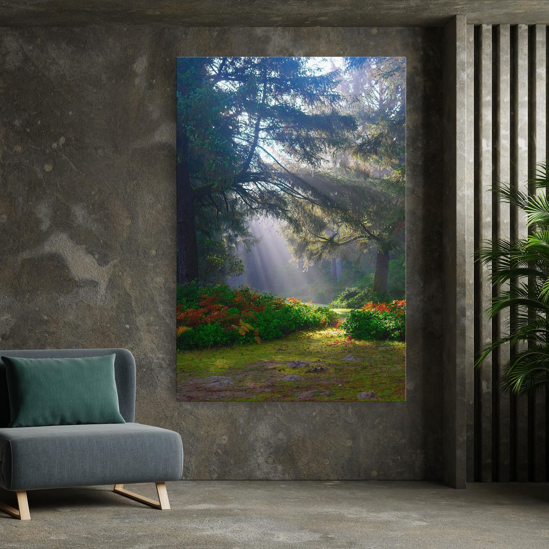 Leinwandbild Forest Light mockup 7