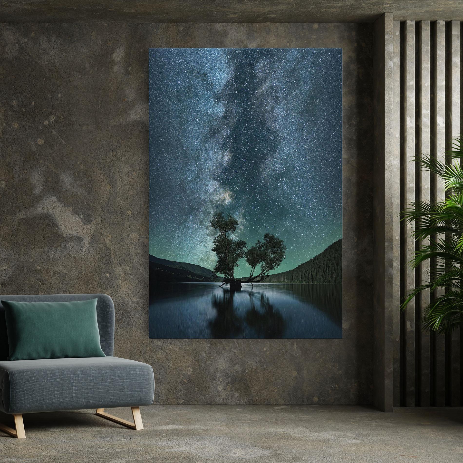 Leinwandbild Lake Stars mockup 7