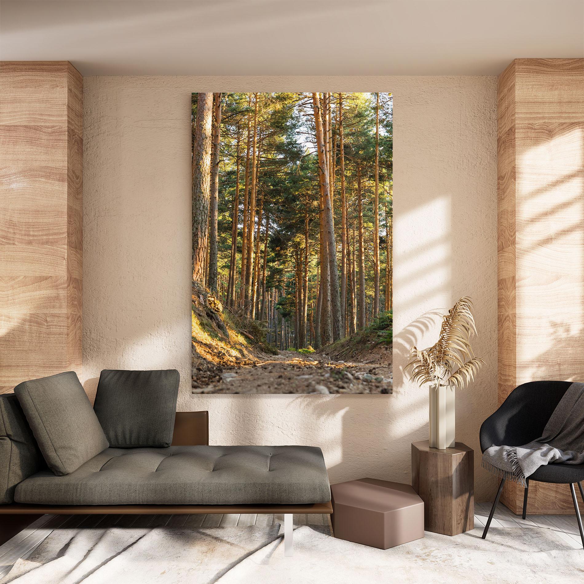 Leinwandbild Big Trees Forest mockup 8