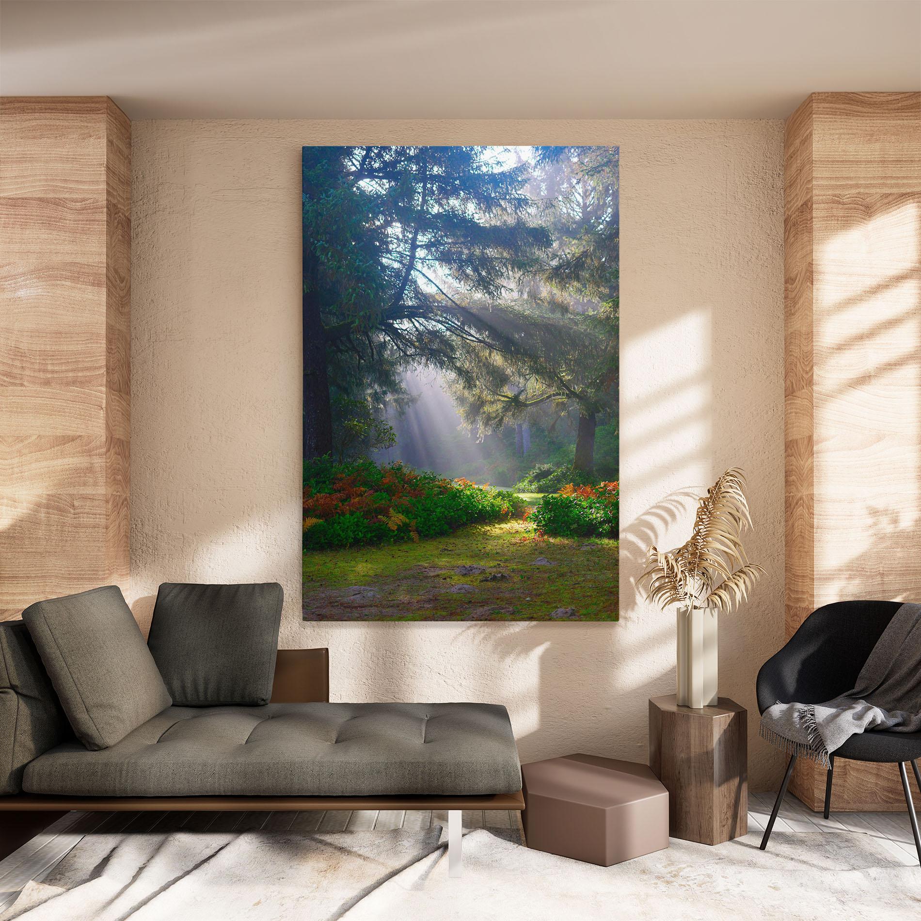 Leinwandbild Forest Light mockup 8