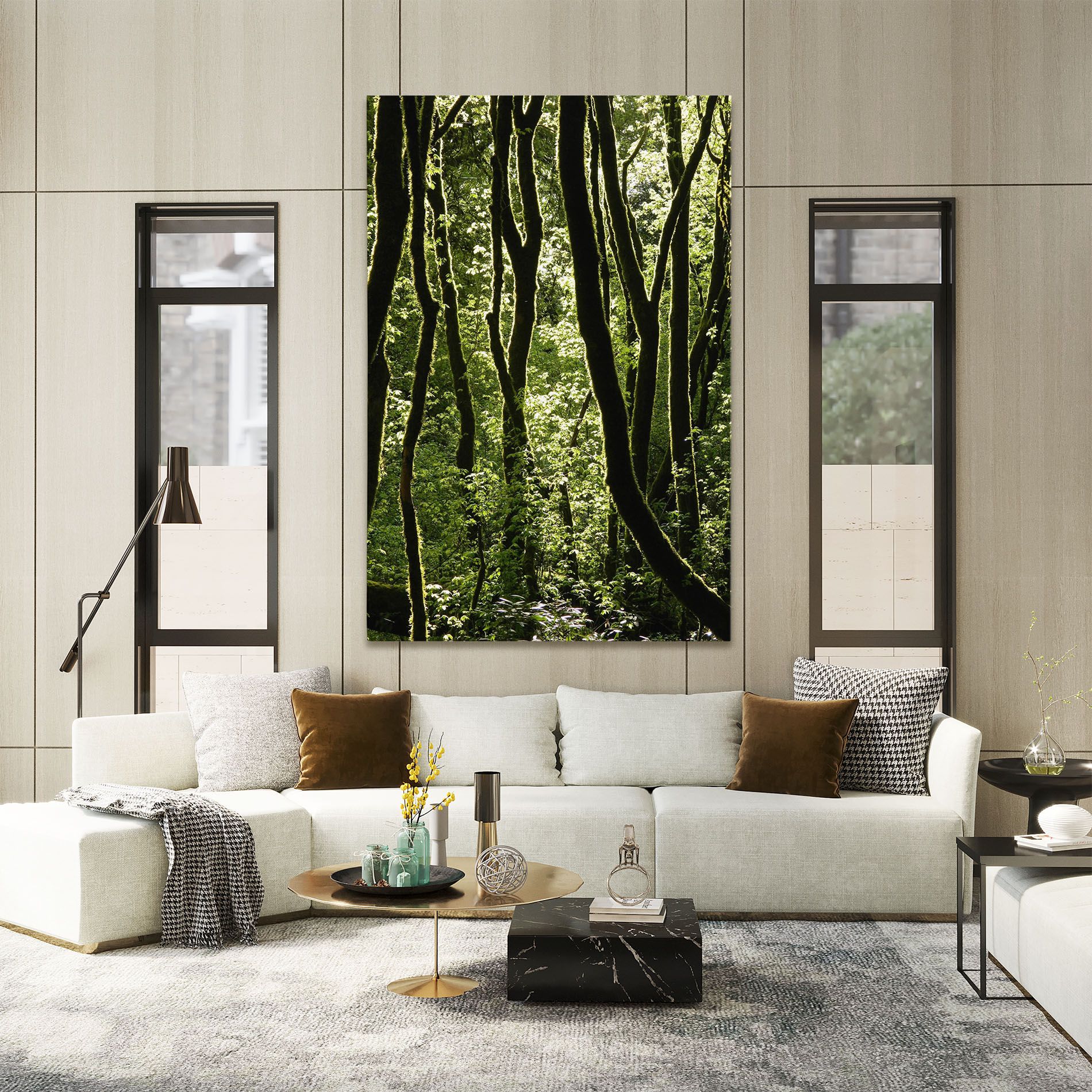 Forest Black Trees mockup 2