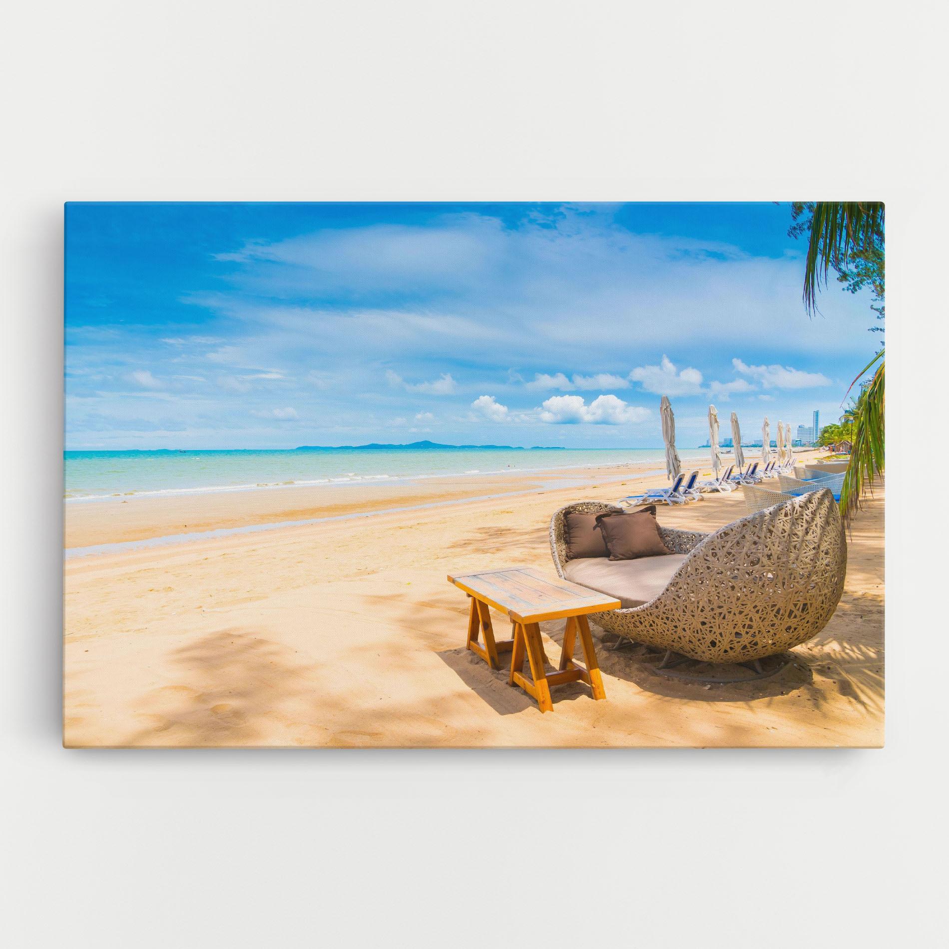 Leinwandbild Dinning Blue Sky mockup 0