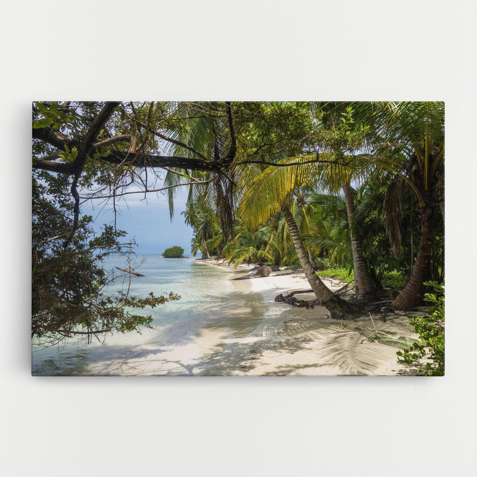 Leinwandbild Island Beach mockup 0