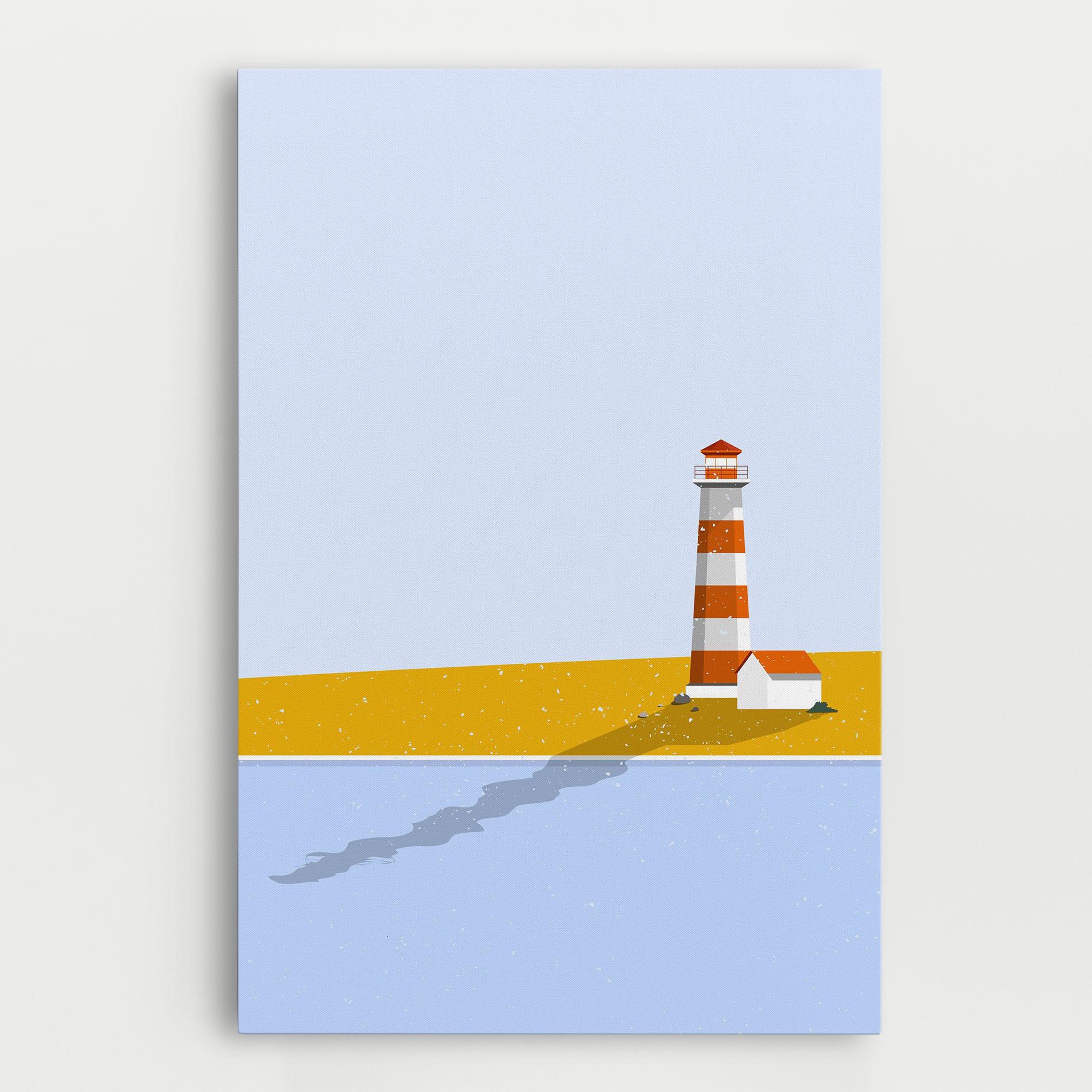 Leinwandbild Beach Tower mockup 0