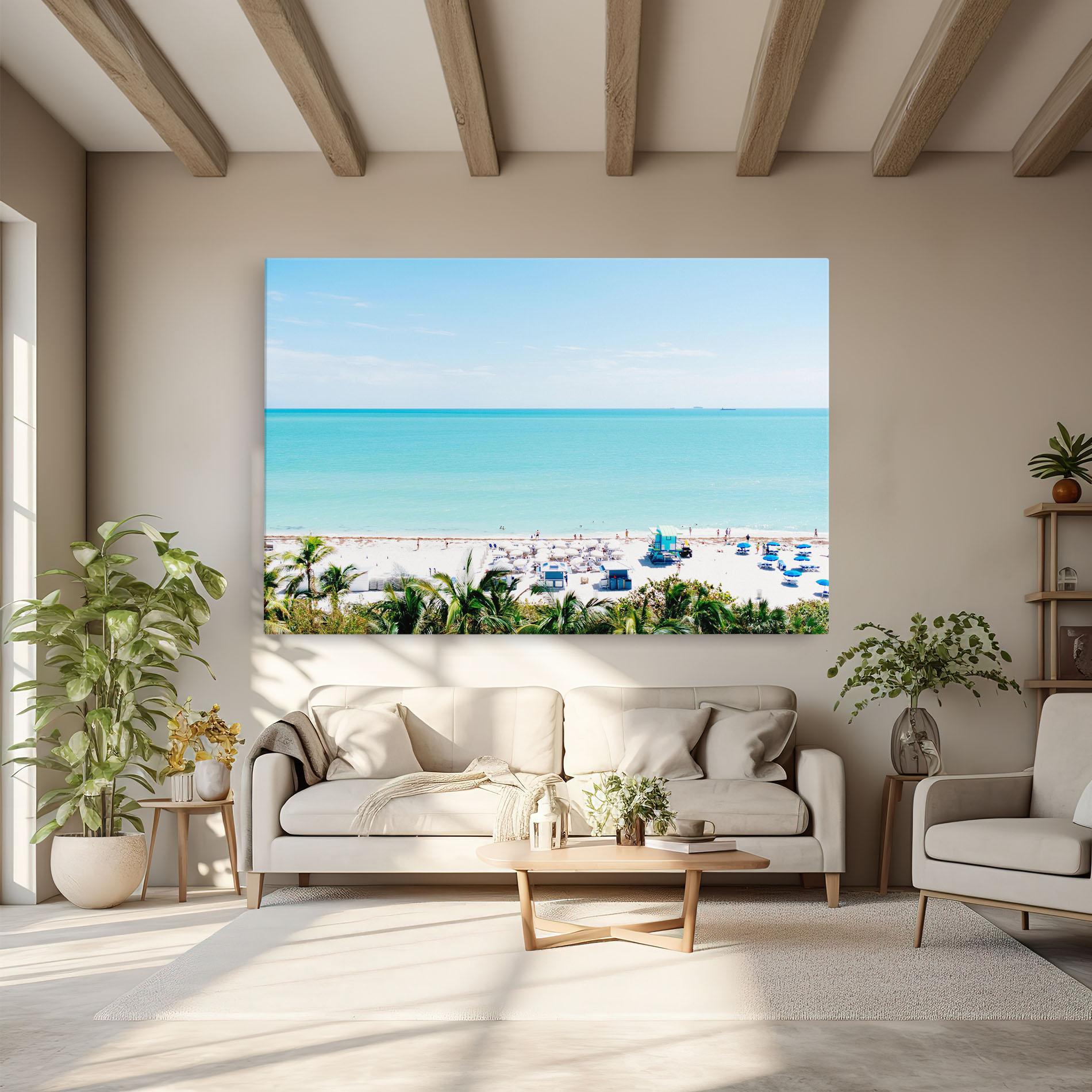 Leinwandbild Blue Clear Water mockup 6