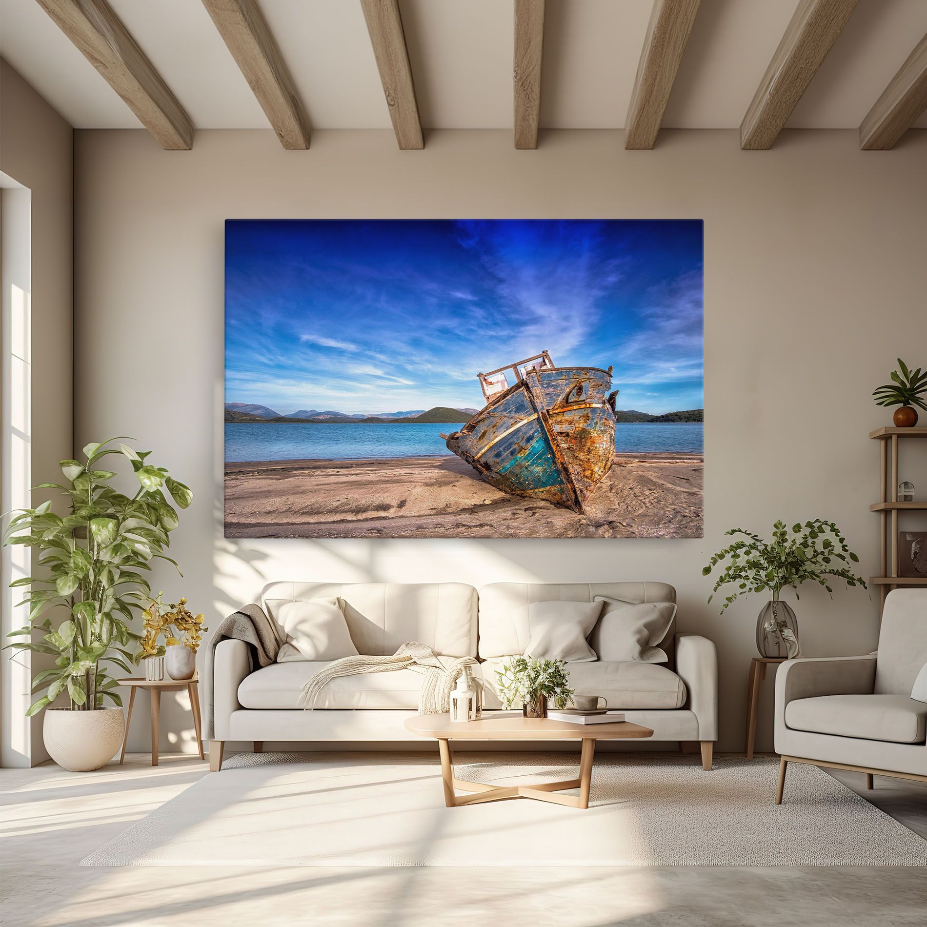 Boat Blue Sky mockup 6