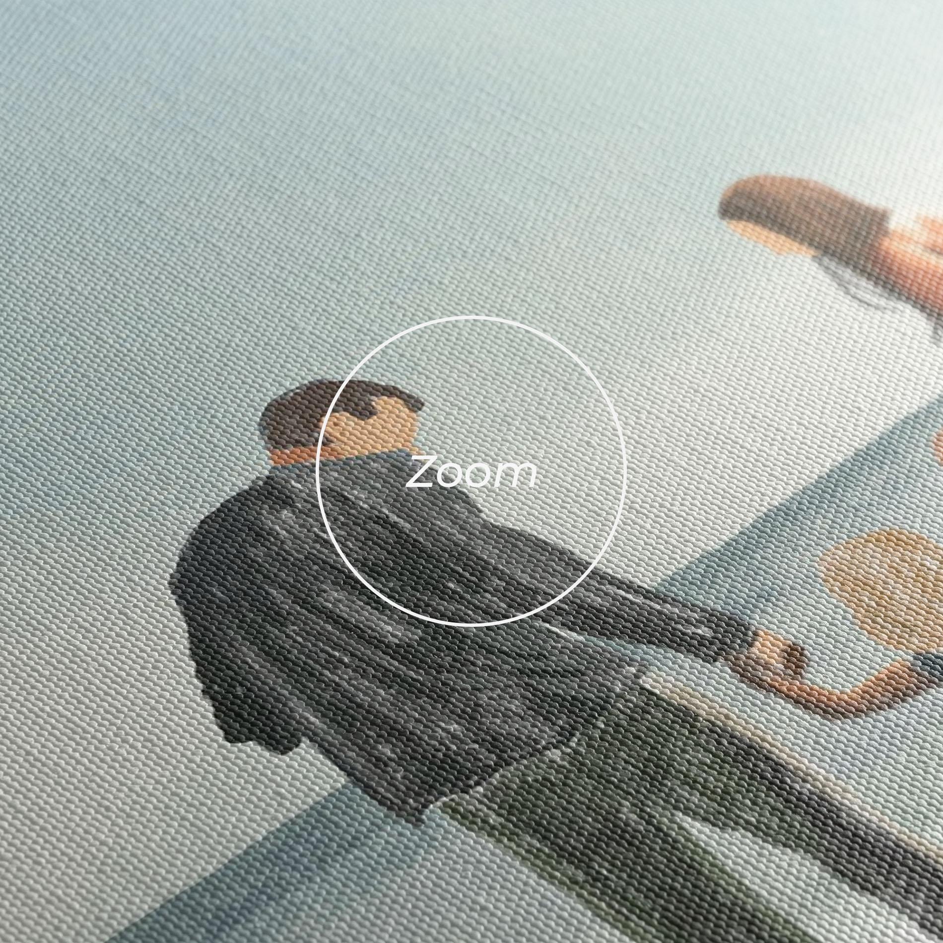 Leinwandbild Beach Family mockup 3