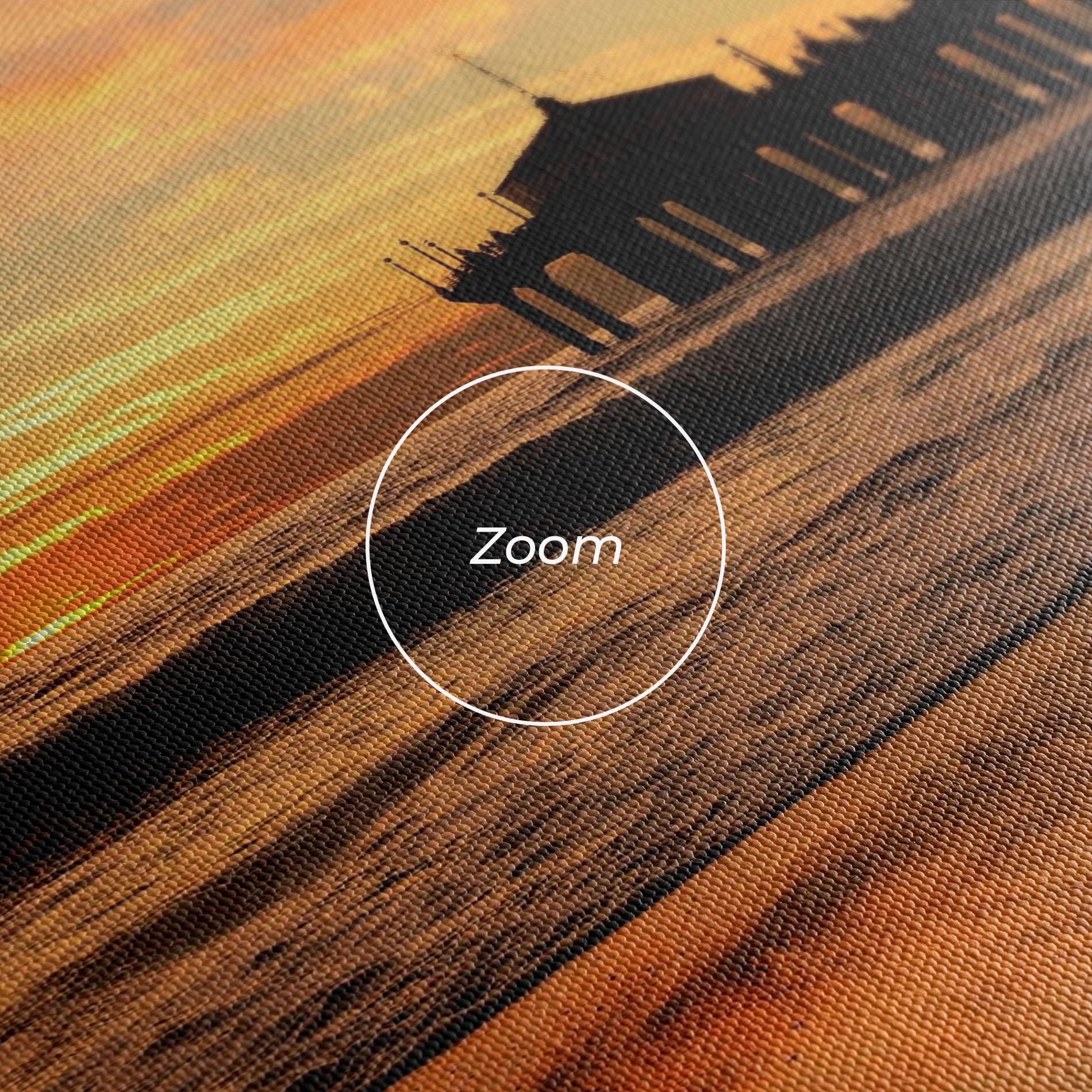 Leinwandbild Beach Sunset View mockup 3