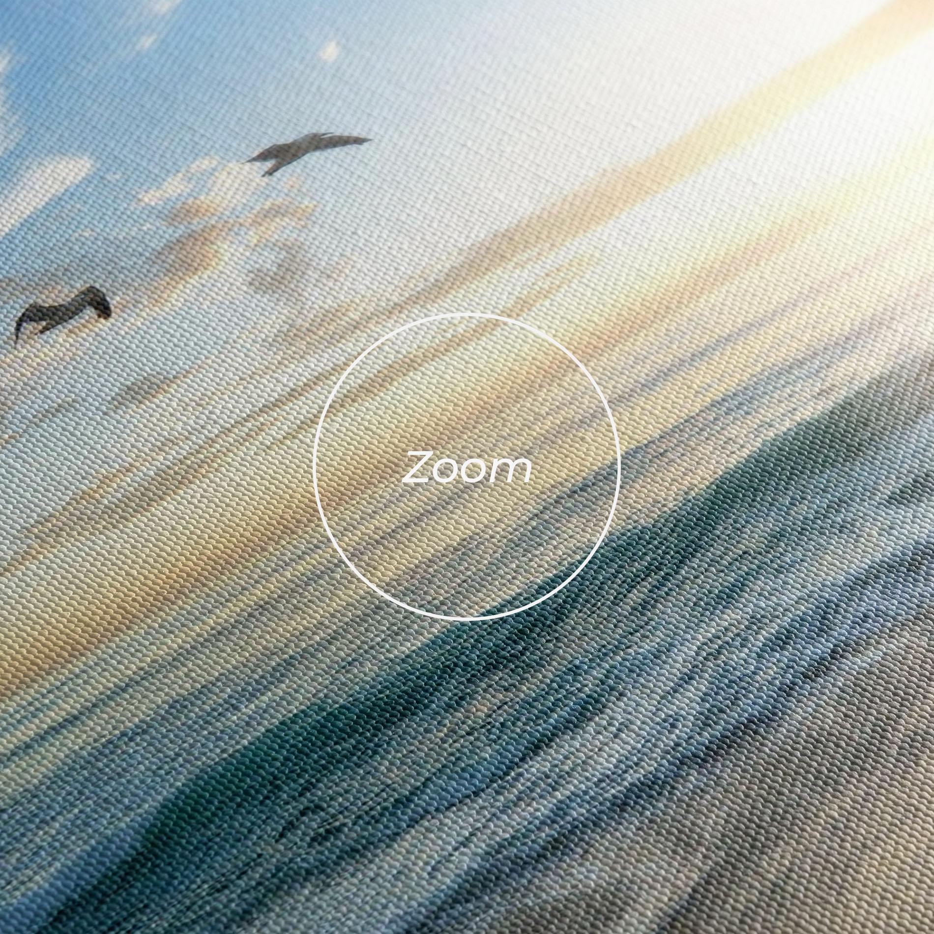 Leinwandbild Beautiful Beach mockup 3