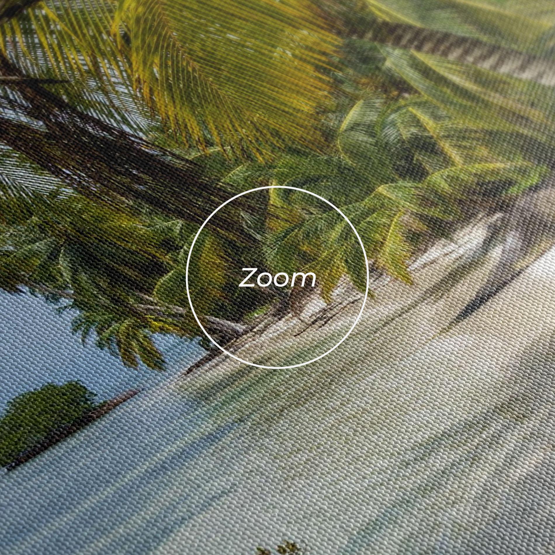 Leinwandbild Island Beach mockup 3