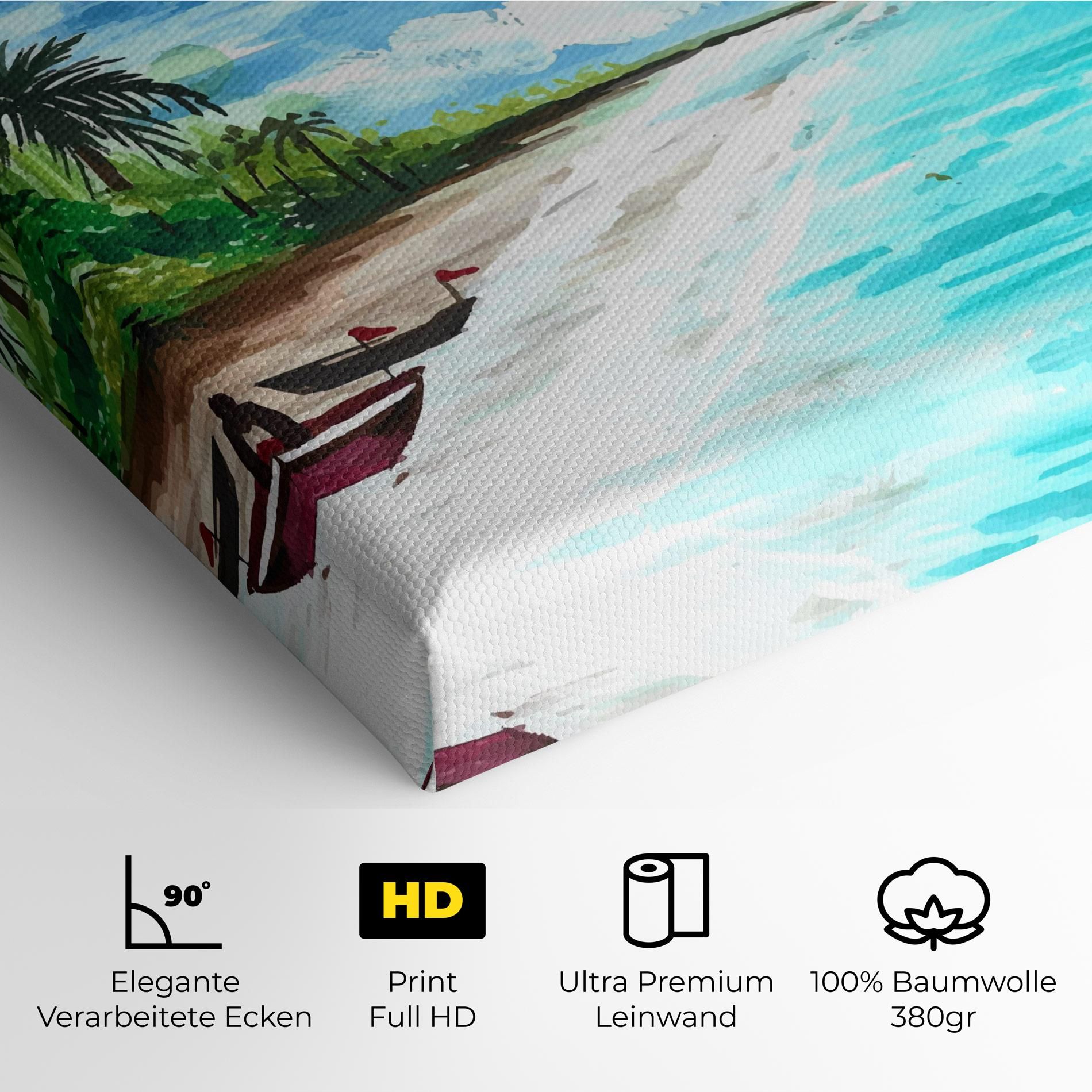 Beach Painting Art mockup 4