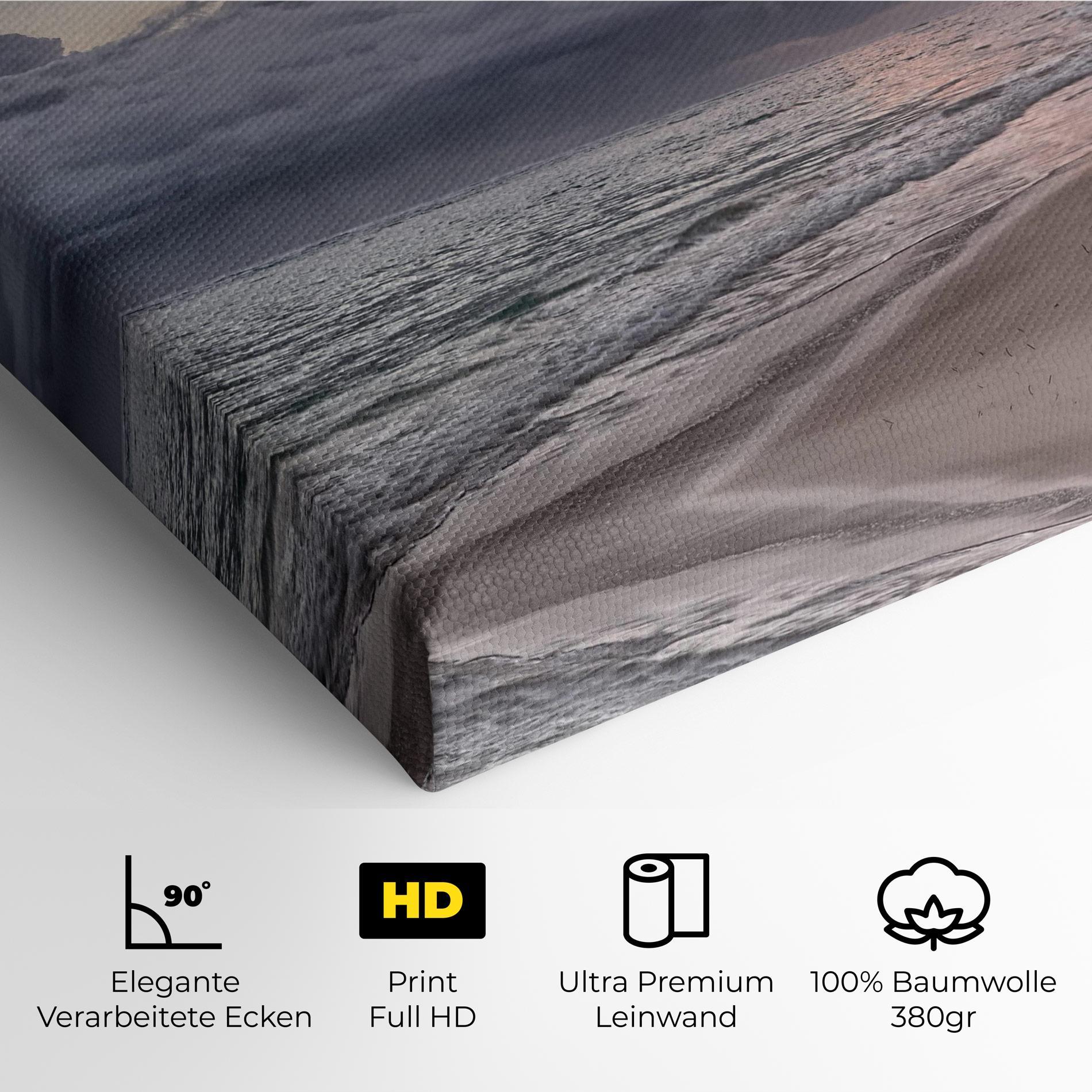 Leinwandbild Cloudy Beach mockup 4